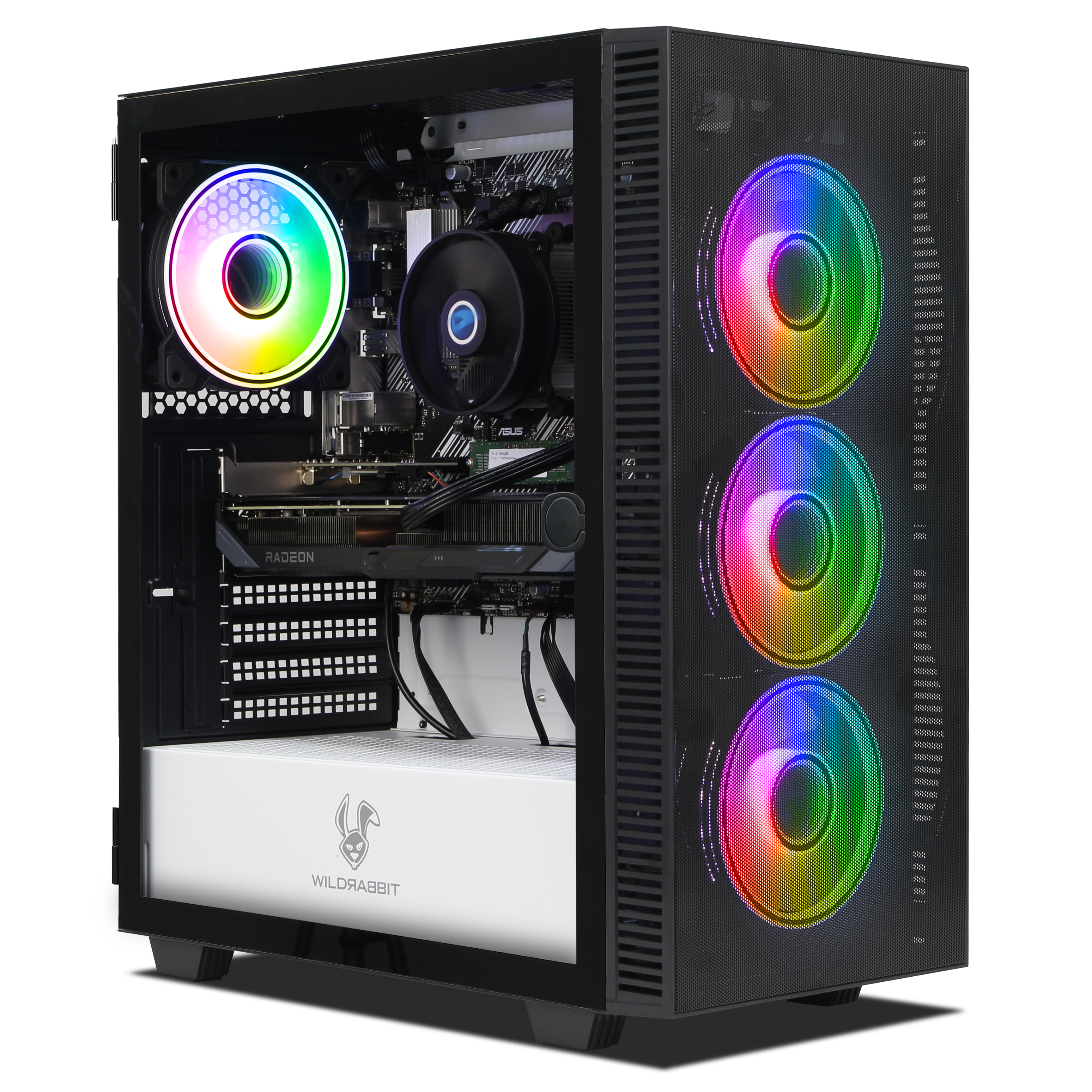 Wildrabbit Blaze | AMD Ryzen 5 5500 | Radeon RX 9060 XT 8GB | 16GB RAM | 1TB NVMe SSD | Windows 11 | WiFi & Bluetooth Wildrabbit Blaze | AMD Ryzen 5 5500 | Radeon RX 9060 XT 8GB | 16GB RAM | 1TB NVMe SSD | Windows 11 | WiFi & Bluetooth
