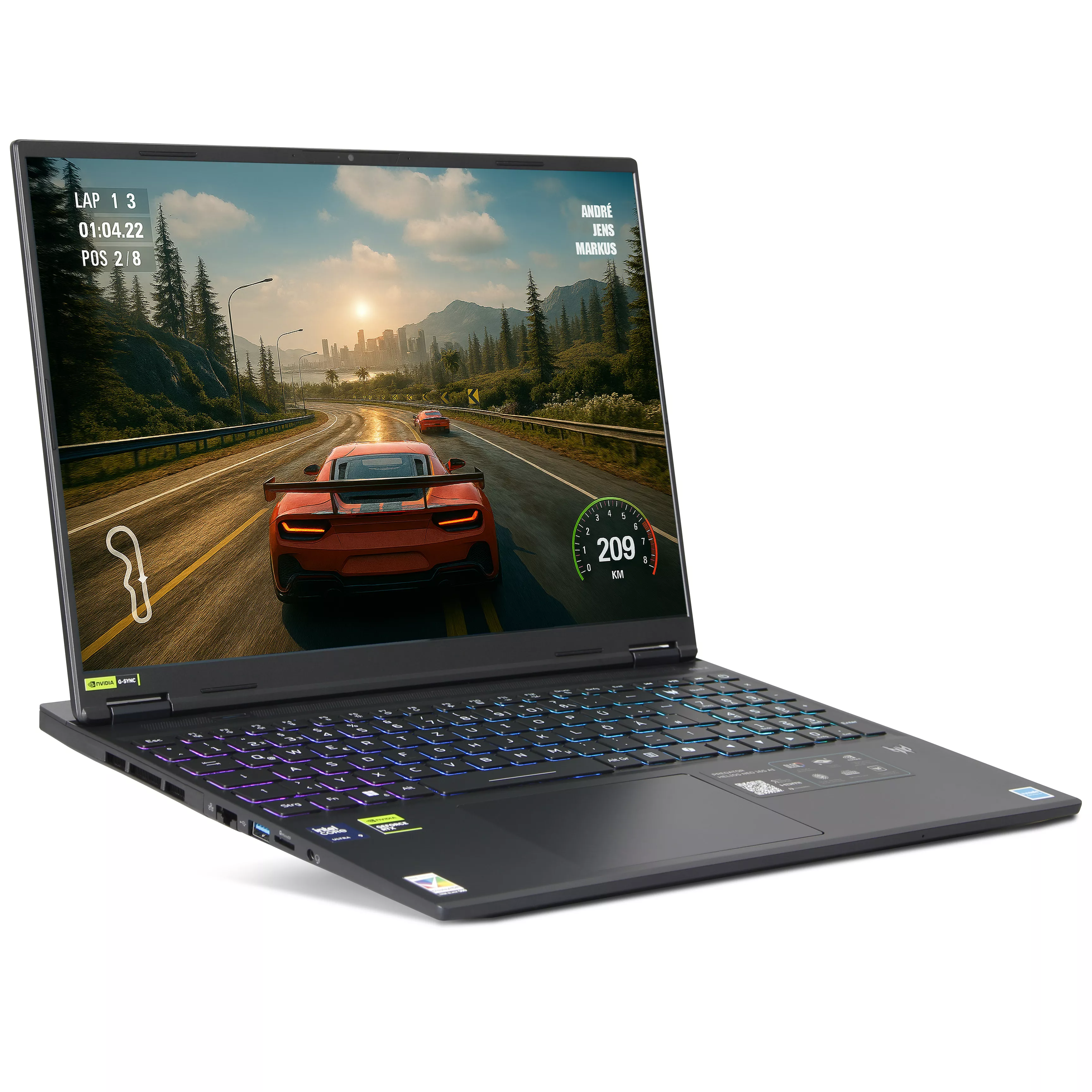 Acer Predator Helios Neo 16S AI Gaming | 32GB DDR5 RAM | 1TB NVMe SSD | Intel Core Ultra 9 275HX | 16" OLED Display | Nvidia GeForce RTX 5070 Ti 12GB | Windows 11 Pro | WLAN & Bluetooth | MS Office 2024