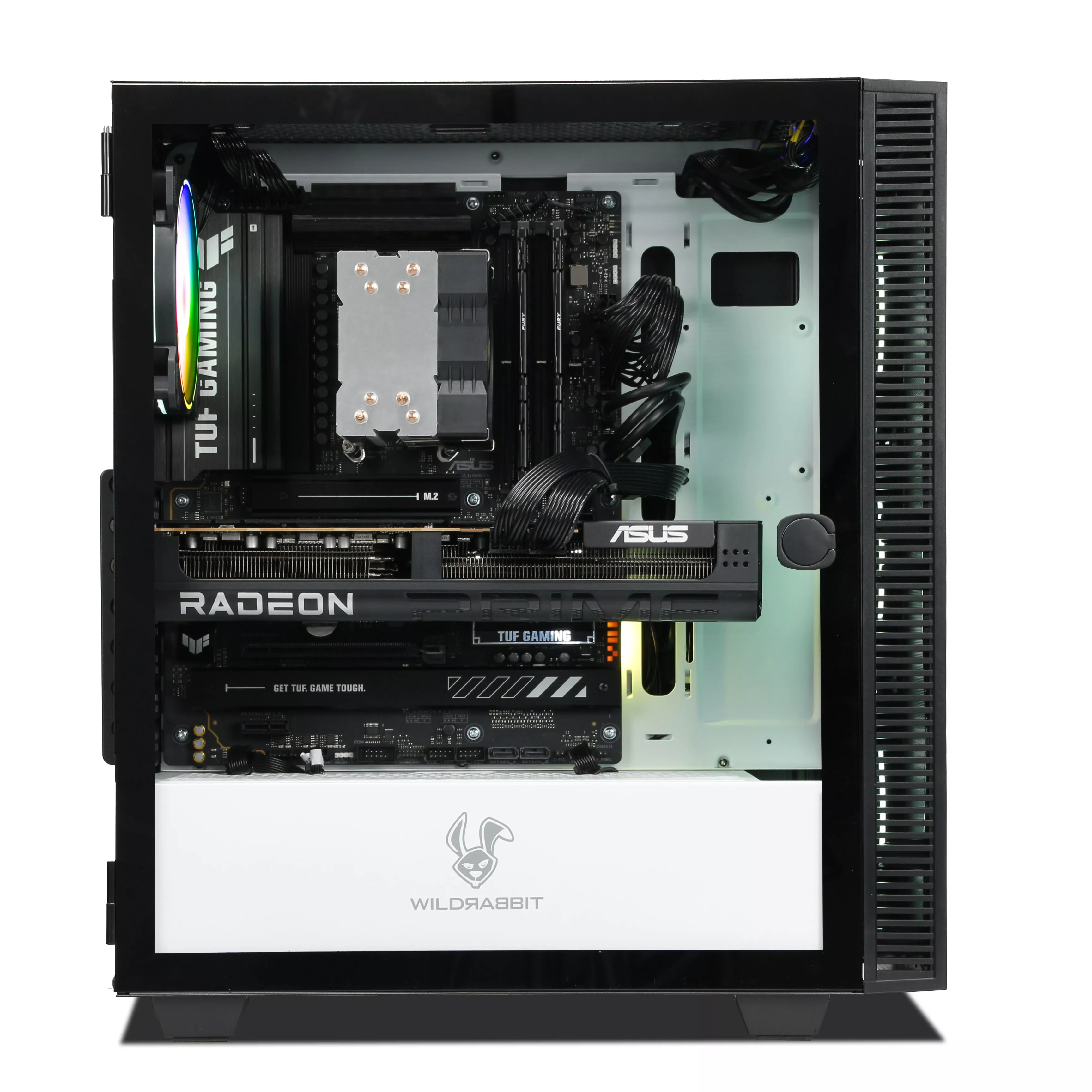 AMD Gaming PC | Ryzen 5 7500F | Radeon RX 9070 16GB | 32GB DDR5 RAM | 1TB NVMe SSD | Windows 11 | WLAN & Bluetooth
