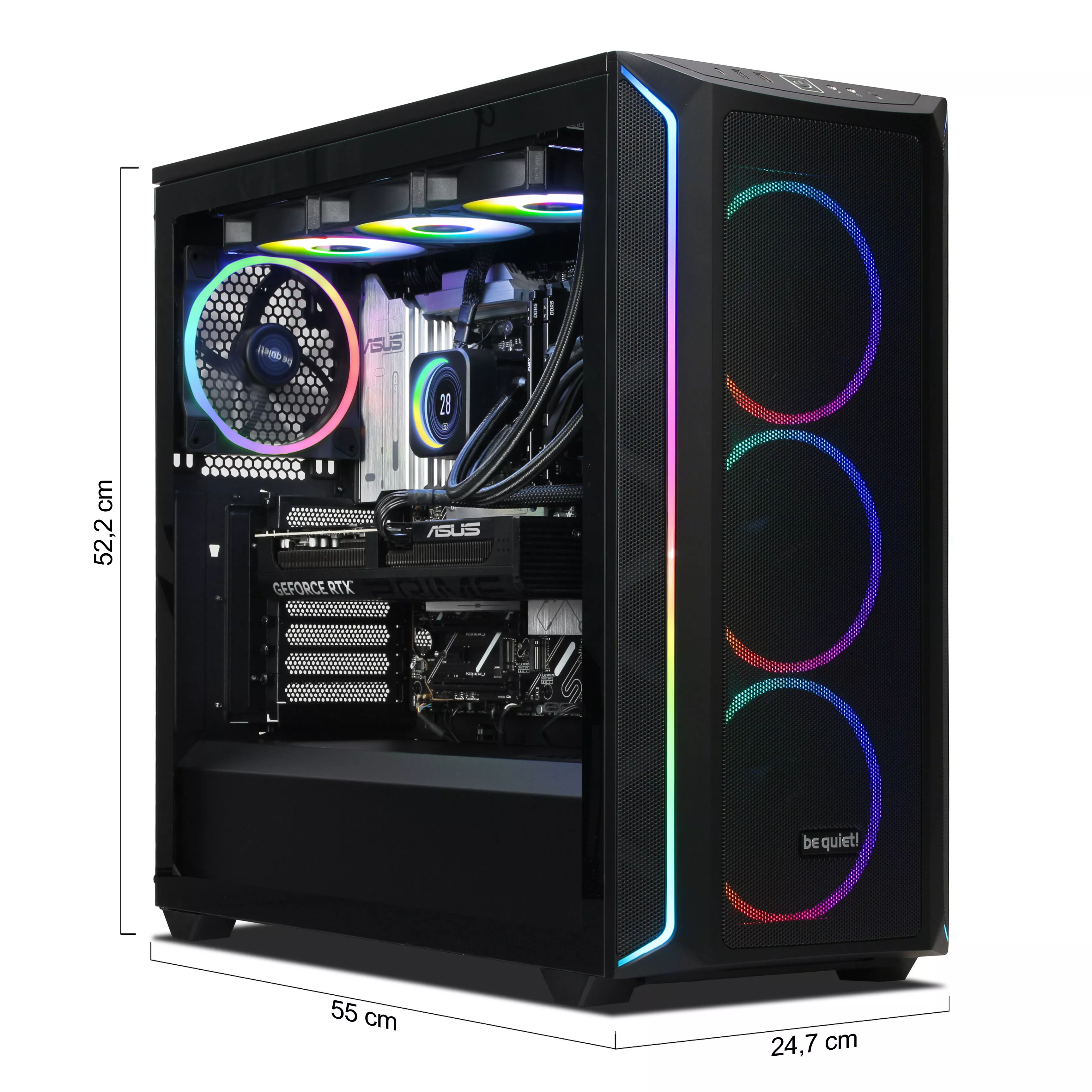 Gaming PC | AMD Ryzen 7 9800X3D | Nvidia GeForce RTX 5070 Ti 16Go | 32Go DDR5 RAM | 2To NVMe SSD | Windows 11 | WiFi & Bluetooth