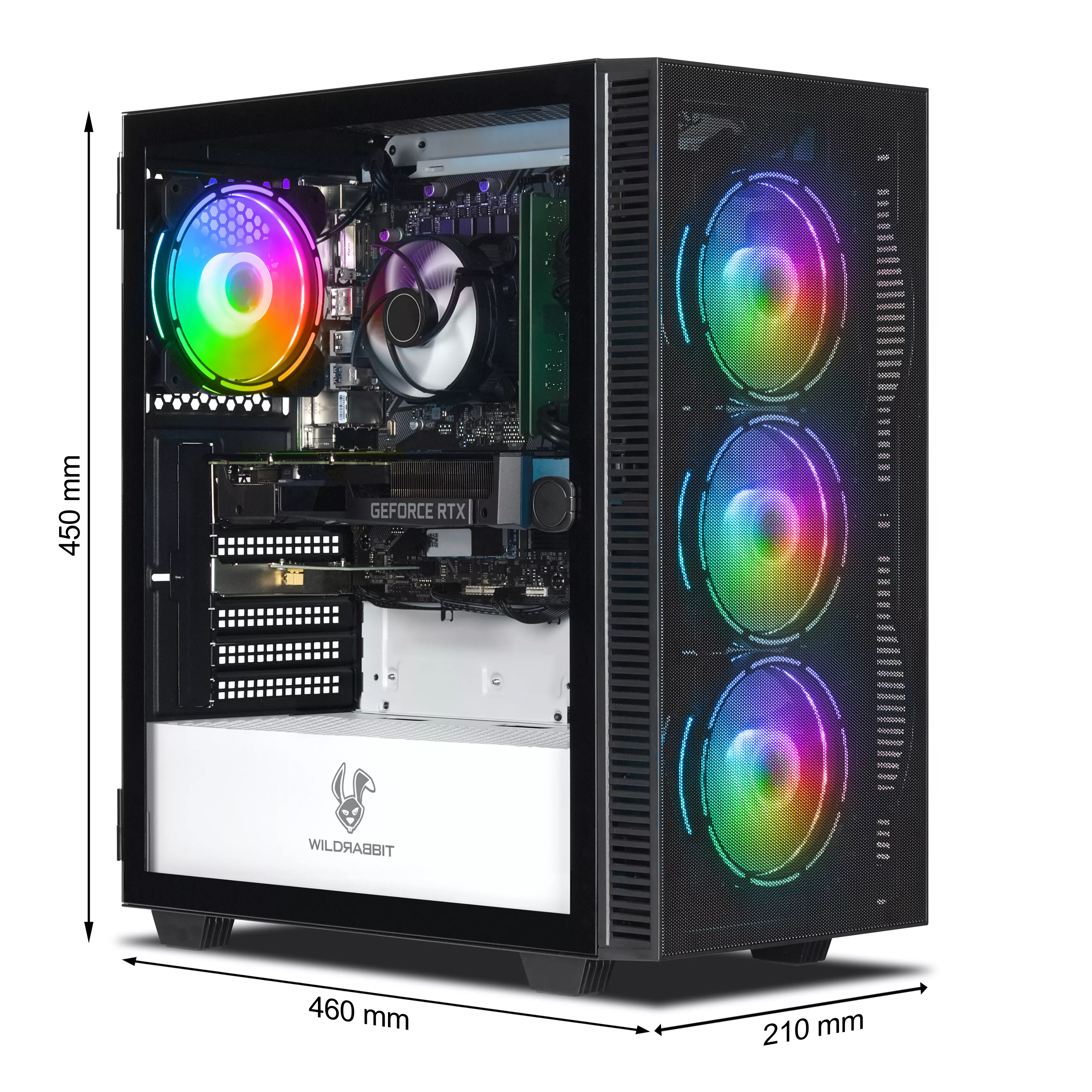 Business V3 | Intel Core i5-14400F | Nvidia GeForce RTX 3050 6GB | 16GB DDR5 RAM | 1TB NVMe SSD | Windows 11 | WLAN & Bluetooth | Libre Office