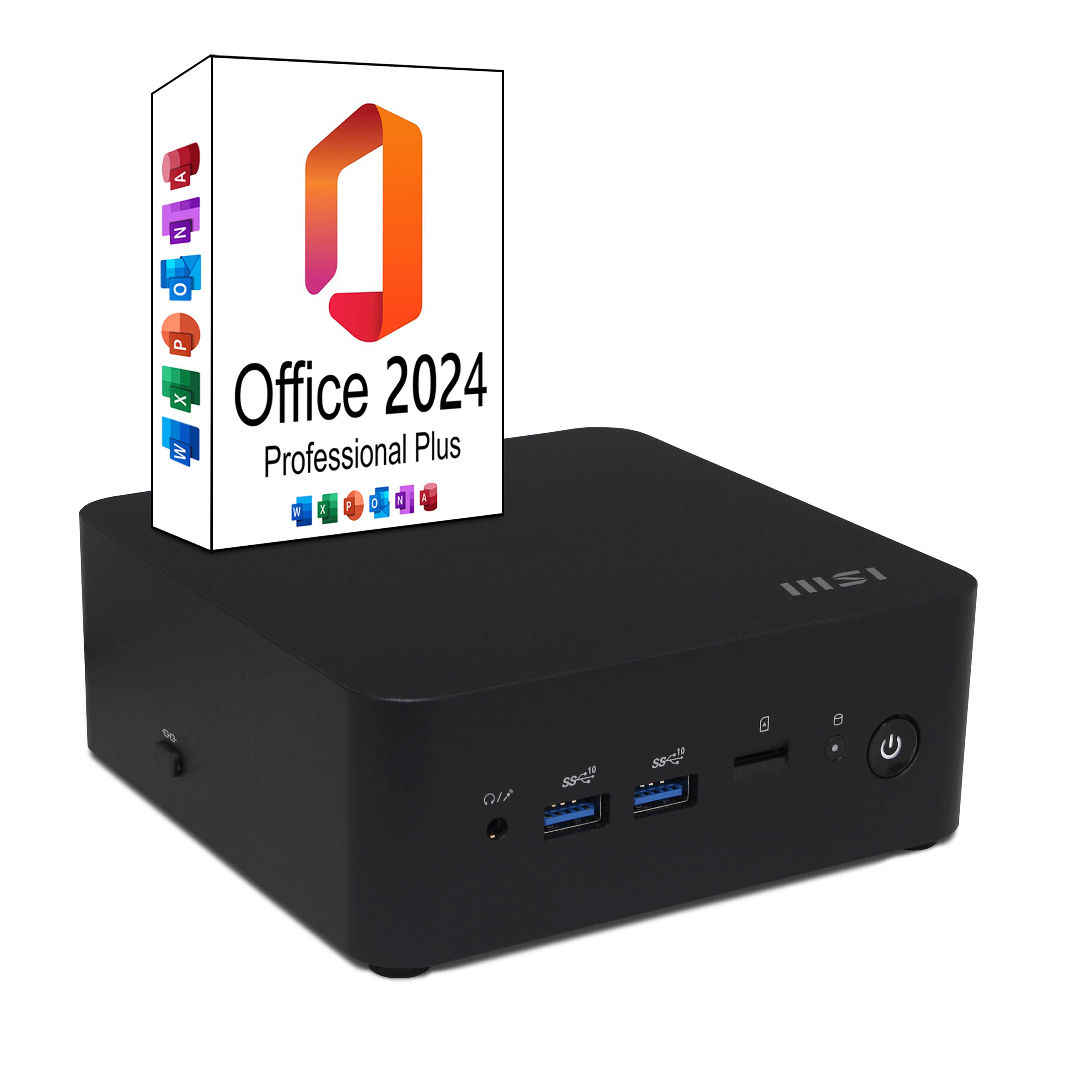 MSI Cubi 13MQG-065 Mini PC | 16GB DDR5 RAM | 1TB NVMe SSD | Windows 11 | Intel Core i7-1365U | WLAN & Bluetooth | MS Office 2024 MSI Cubi 13MQG-065 Mini PC | 16GB DDR5 RAM | 1TB NVMe SSD | Windows 11 | Intel Core i7-1365U | WLAN & Bluetooth | MS Office 2024