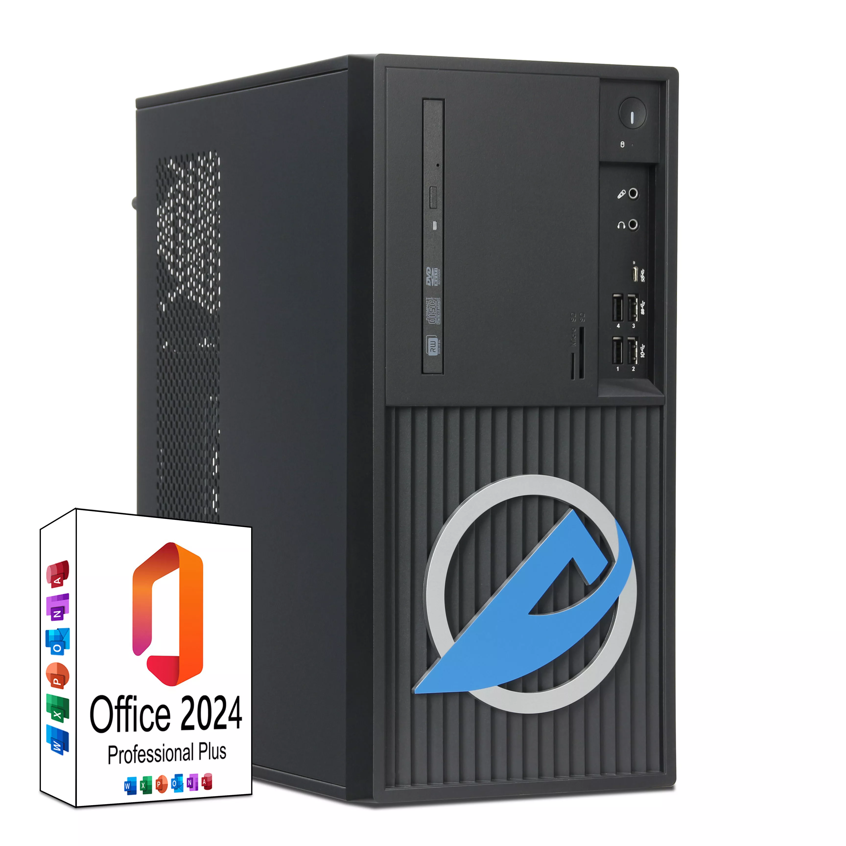 Ordenadores Fotografía Video Media Office | Intel Core i7-8700 | Nvidia GeForce GT 710 2GB | 32GB RAM | 1TB NVMe SSD | Windows 11 | WiFi & Bluetooth | MS Office 2024
