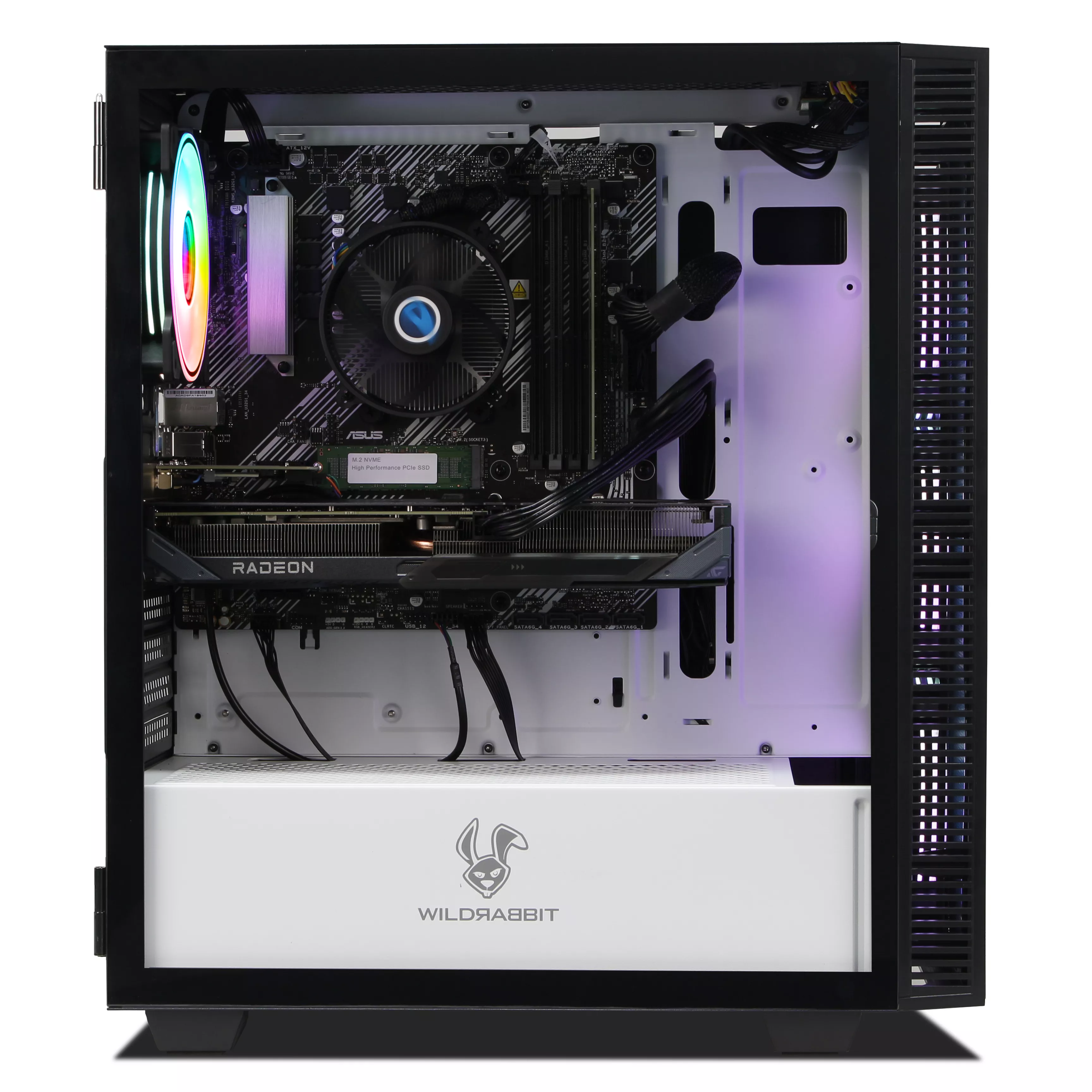 Wildrabbit Blaze | AMD Ryzen 5 5500 | Radeon RX 9060 XT 8GB | 16GB RAM | 1TB NVMe SSD | Windows 11 | WLAN & Bluetooth Wildrabbit Blaze | AMD Ryzen 5 5500 | Radeon RX 9060 XT 8GB | 16GB RAM | 1TB NVMe SSD | Windows 11 | WLAN & Bluetooth