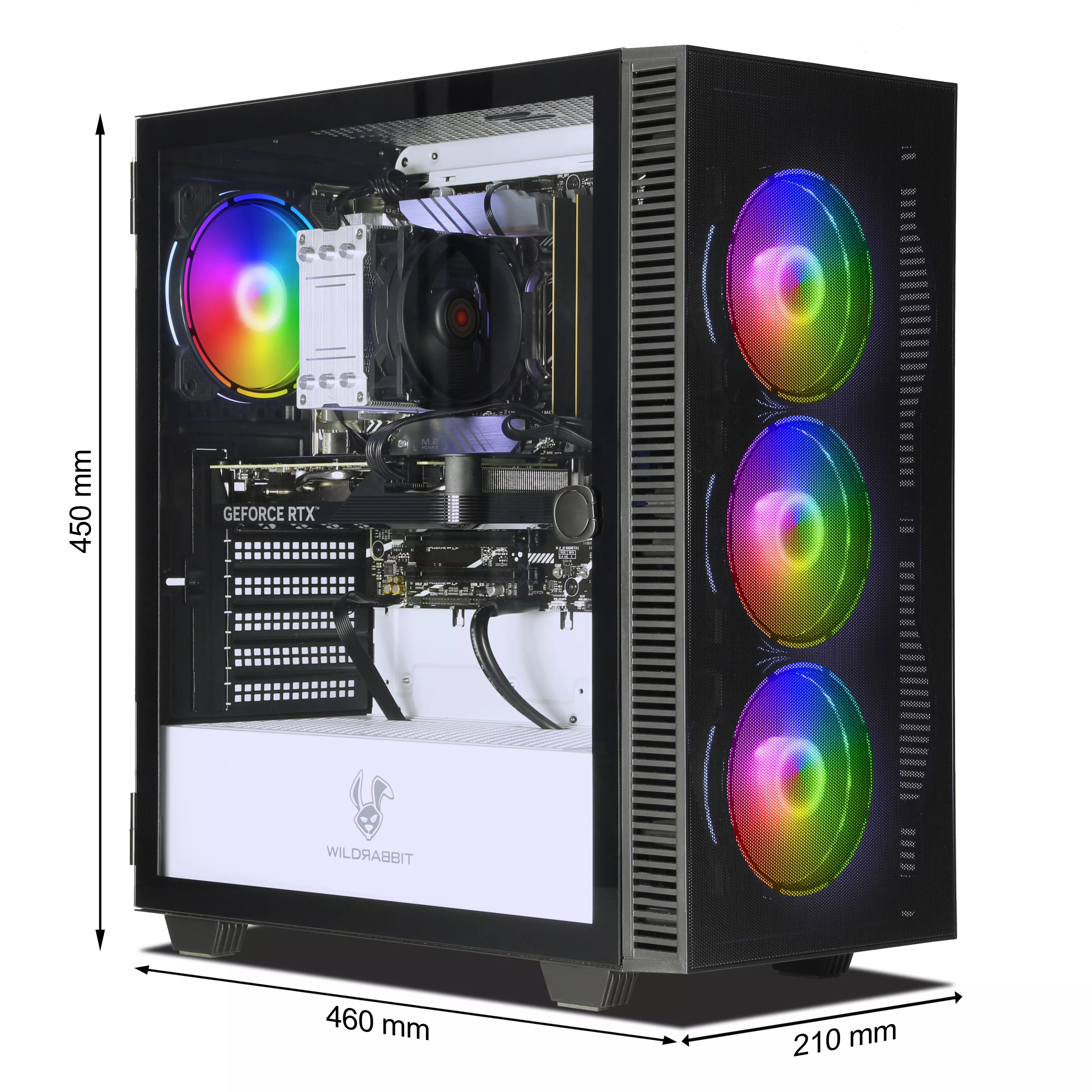 Gaming V3 Series RTX | Intel Core i7-13700F | Nvidia GeForce RTX 5060 Ti OC 16GB | 32GB RAM | 1TB NVMe SSD | Windows 11 | Libre Office