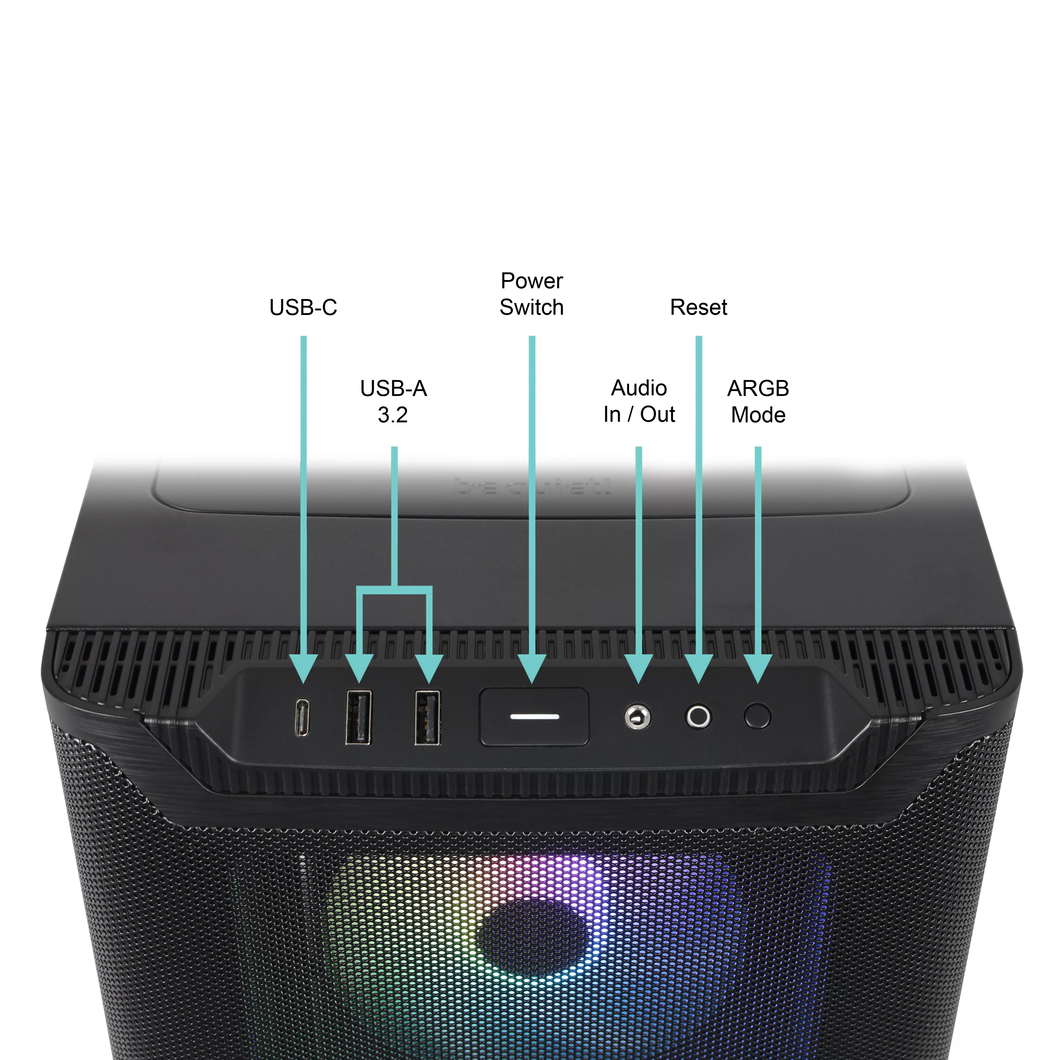 WILDRABBIT EvoCore X Gaming PC | Intel Core Ultra 7 265K | Nvidia GeForce RTX 5070 TI OC 16GB | 32GB DDR5 RAM | 2TB NVMe SSD | Windows 11 | WLAN & Bluetooth