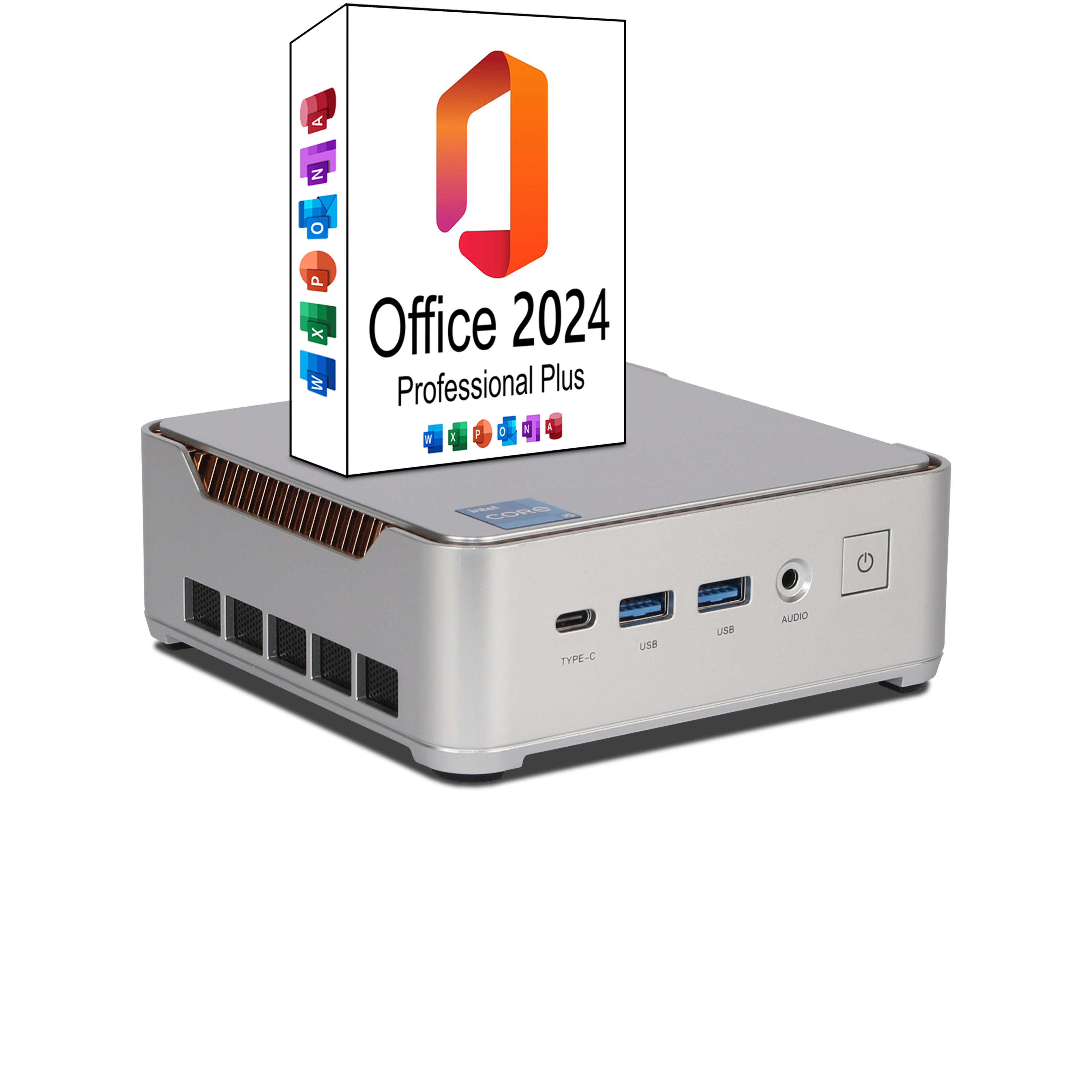 Ank-IX H2 Mini PC | 32GB RAM | 1TB NVMe SSD | Windows 11 | Intel Core i5 14450HX | WiFi & Bluetooth | MS Office 2024 Ank-IX H2 Mini PC | 32GB RAM | 1TB NVMe SSD | Windows 11 | Intel Core i5 14450HX | WiFi & Bluetooth | MS Office 2024