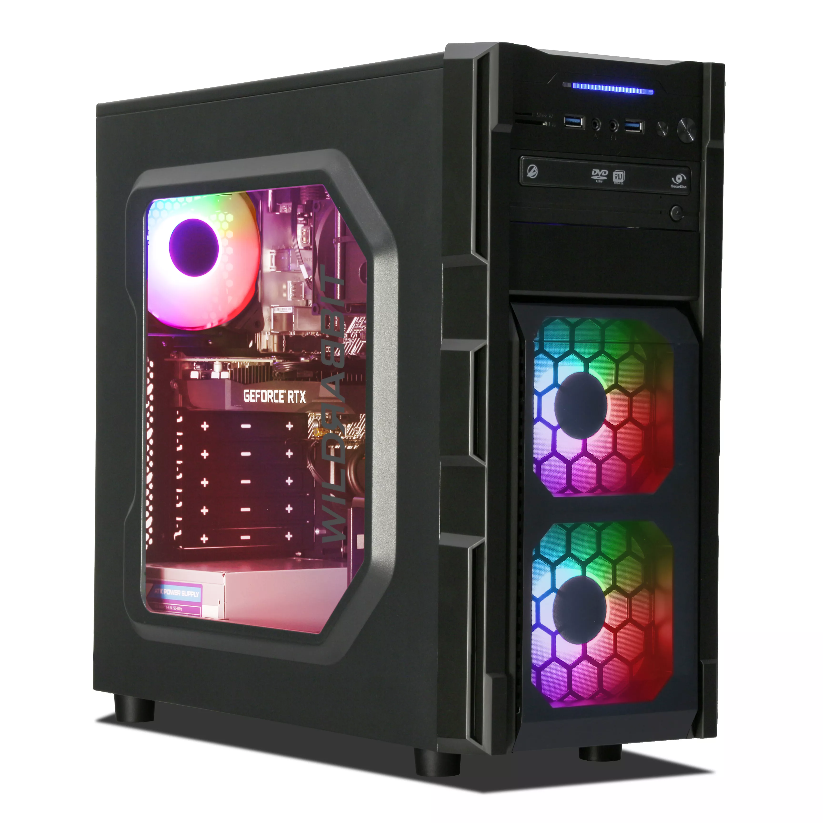 Business Office Game | Intel Core i7-8700 | Nvidia GeForce RTX 2060 6GB | 16GB RAM | 1TB SSD | Windows 11 | WLAN | Libre Office