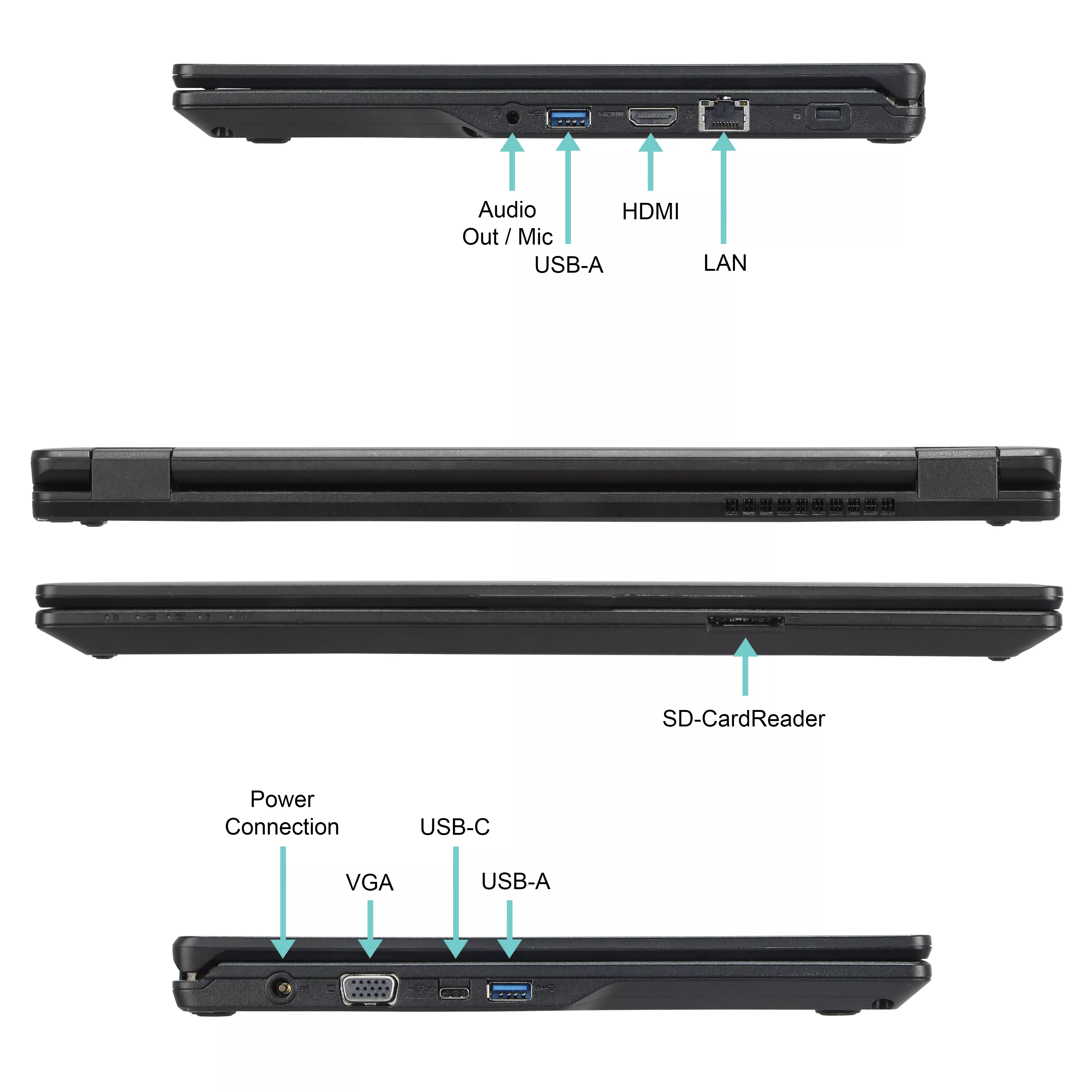 Fujitsu Lifebook E5410 | 8GB RAM | 512Go NVMe SSD | Intel Core i5-10210U | 14" Full HD Display | Windows 11 Pro | WiFi & Bluetooth | MS Office 2024