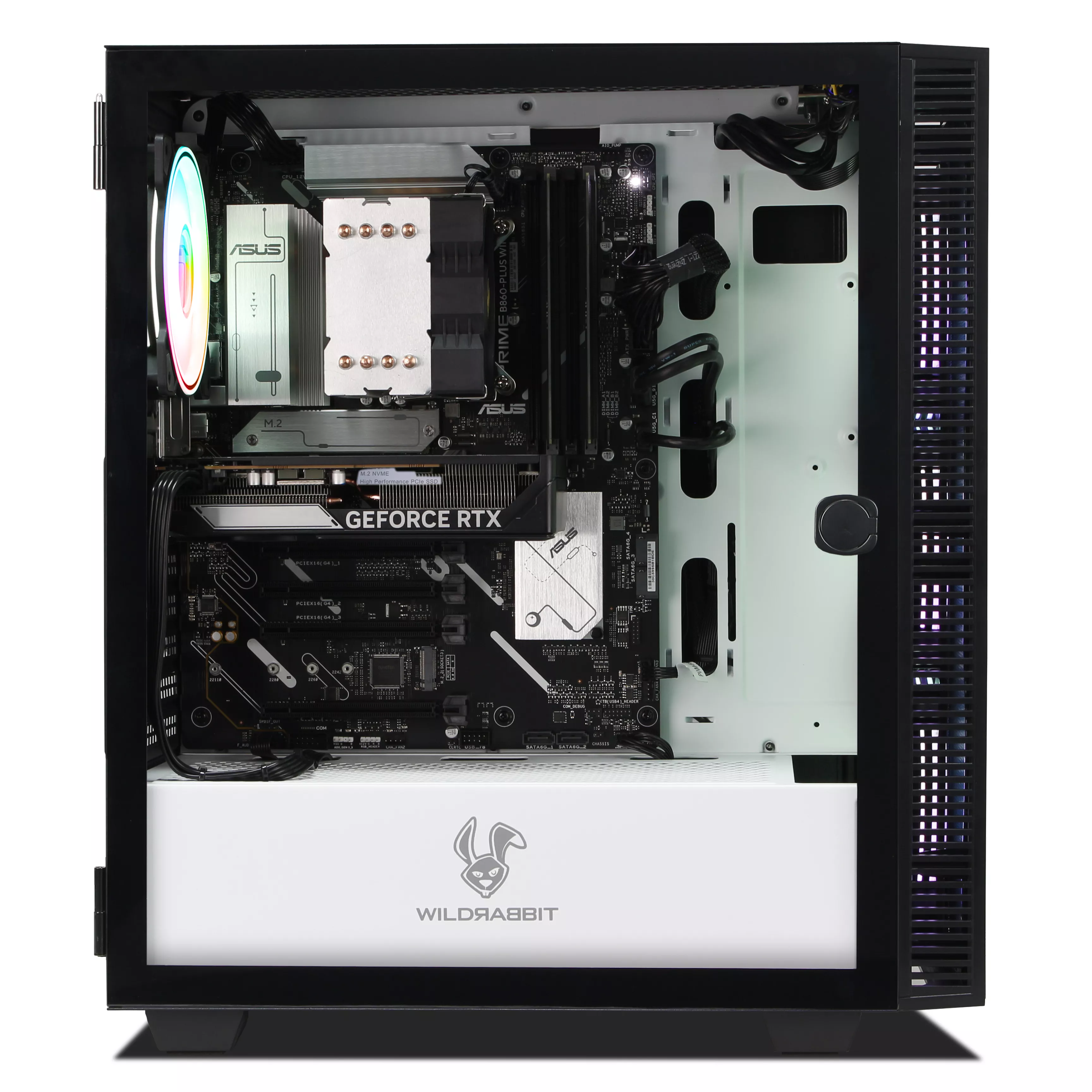 Wildrabbit Velocity RTX | Intel Core Ultra 7 265KF | Nvidia GeForce RTX 5060 8Go | 32Go DDR5 RAM | 1To NVMe SSD | Windows 11 | WiFi & Bluetooth