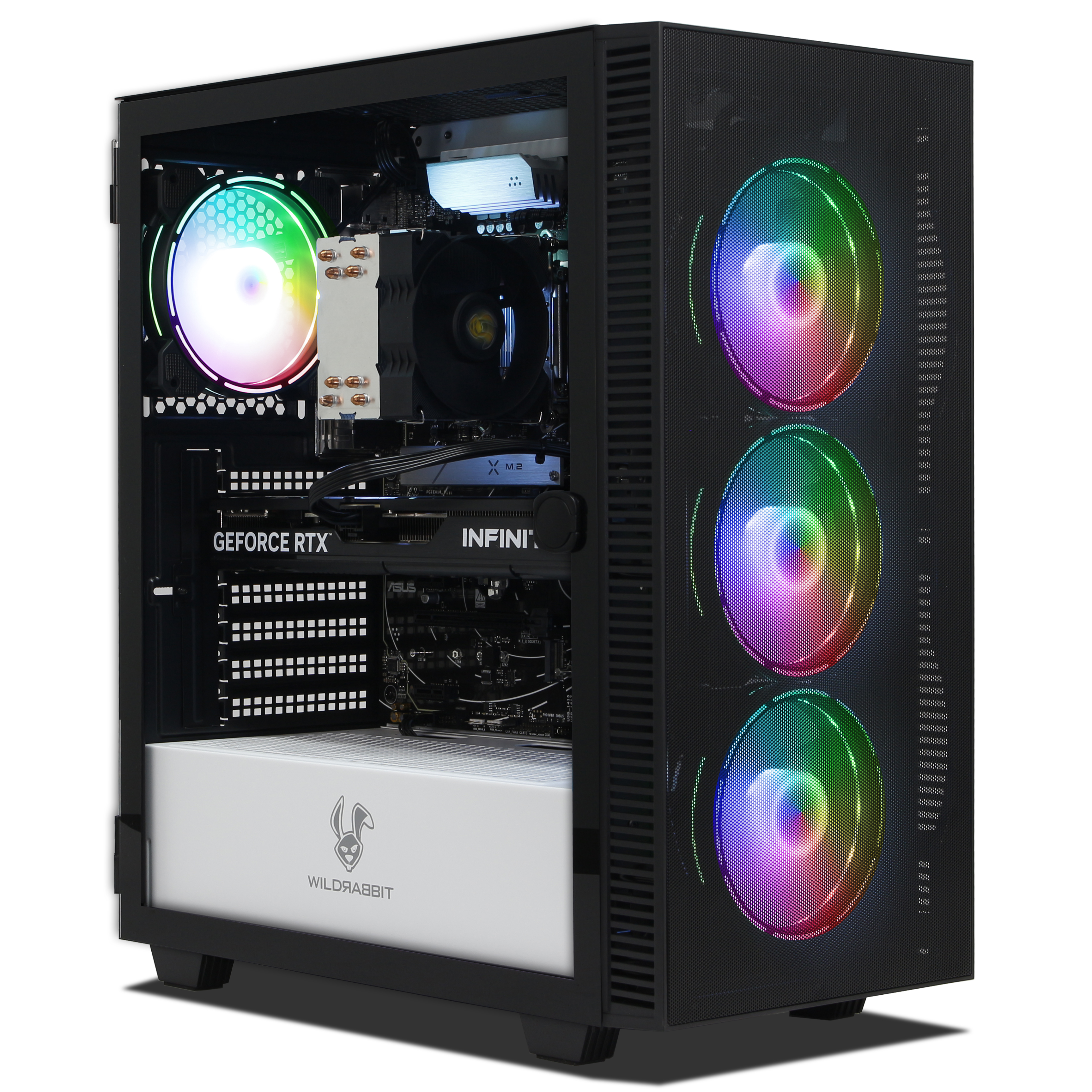 Gaming Office Work V3 | AMD Ryzen 7 8700F | Nvidia GeForce RTX 5060 Ti 16GB | 32GB DDR5 RAM | 1TB NVMe SSD | Windows 11 | WLAN & Bluetooth