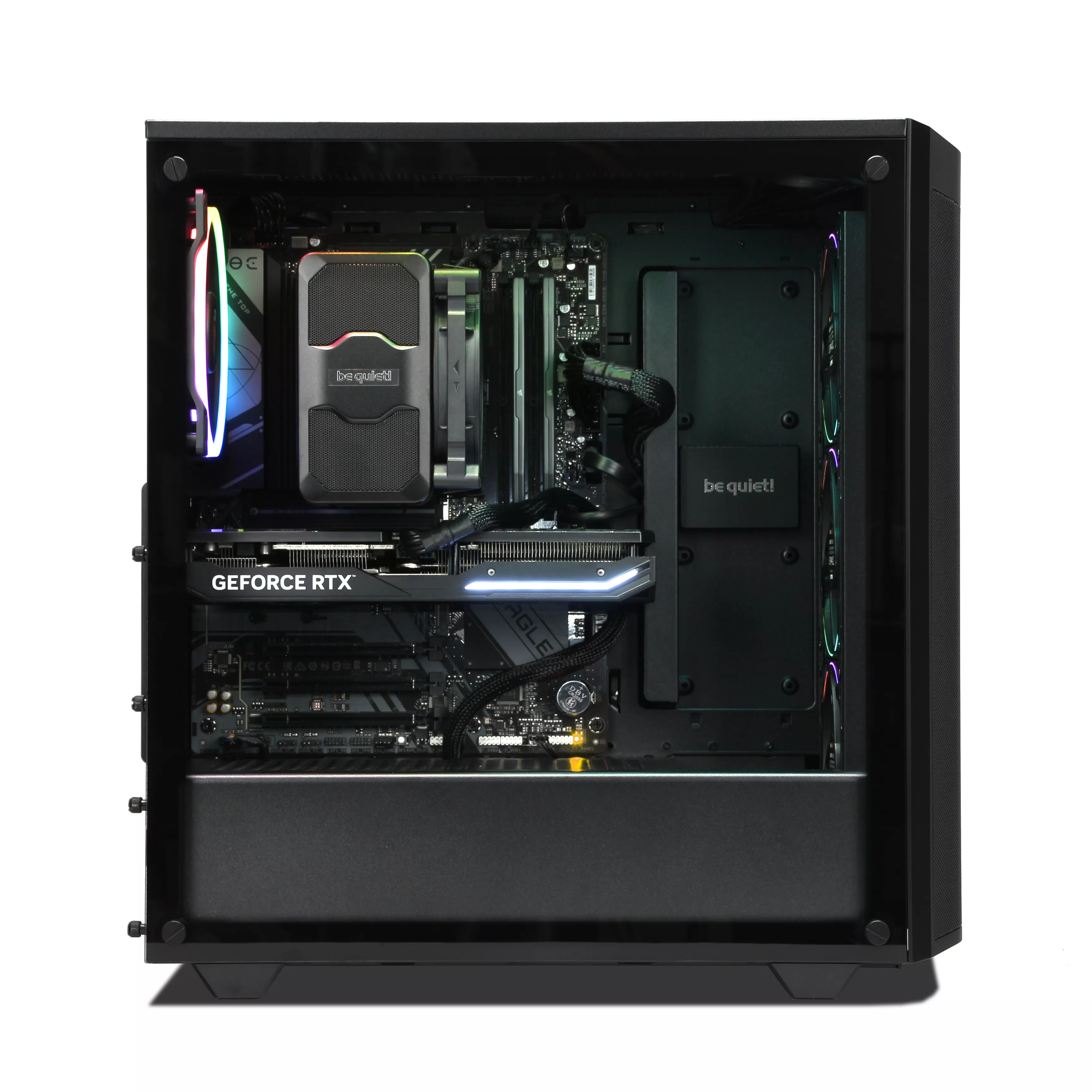 WILDRABBIT Gaming PC | AMD Ryzen 7 9700X | Nvidia GeForce RTX 5070 12GB | 32GB DDR5 RAM | 2TB NVMe SSD | Windows 11 | WLAN & Bluetooth