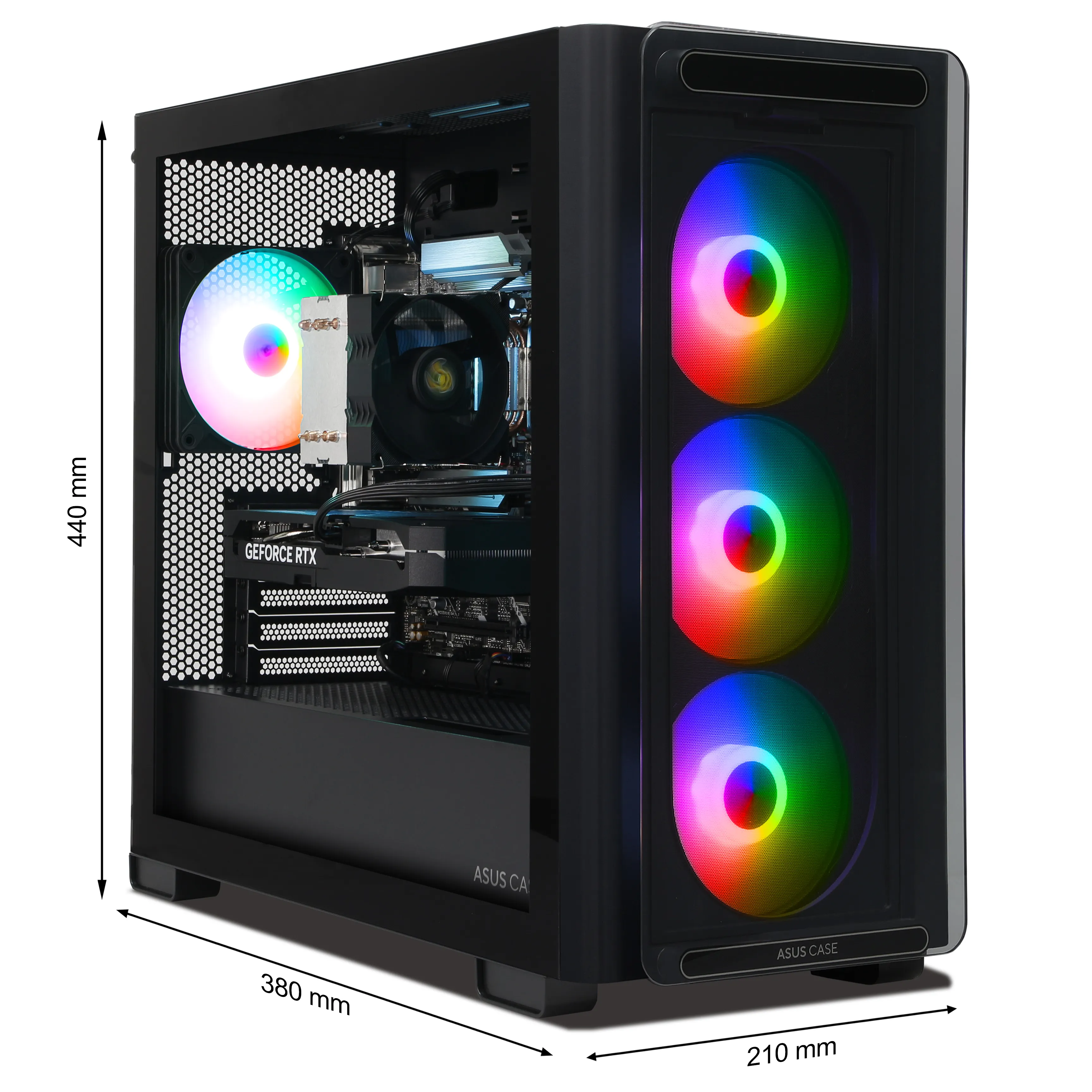 Ankermann Raptor Gaming | Intel Core Ultra 7 265KF | Nvidia GeForce RTX 5060 Ti 8GB | 32GB DDR5 RAM | 1TB NVMe SSD | Windows 11 | WLAN & Bluetooth Ankermann Raptor Gaming | Intel Core Ultra 7 265KF | Nvidia GeForce RTX 5060 Ti 8GB | 32GB DDR5 RAM | 1TB NVMe SSD | Windows 11 | WLAN & Bluetooth