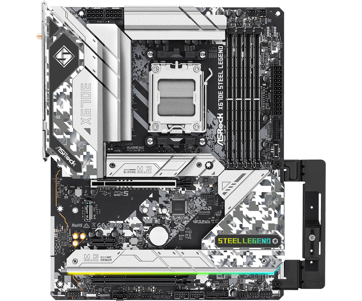ASRock X670E Steel Legend (90-MXBJ40-A0UAYZ) ASRock X670E Steel Legend (90-MXBJ40-A0UAYZ)
