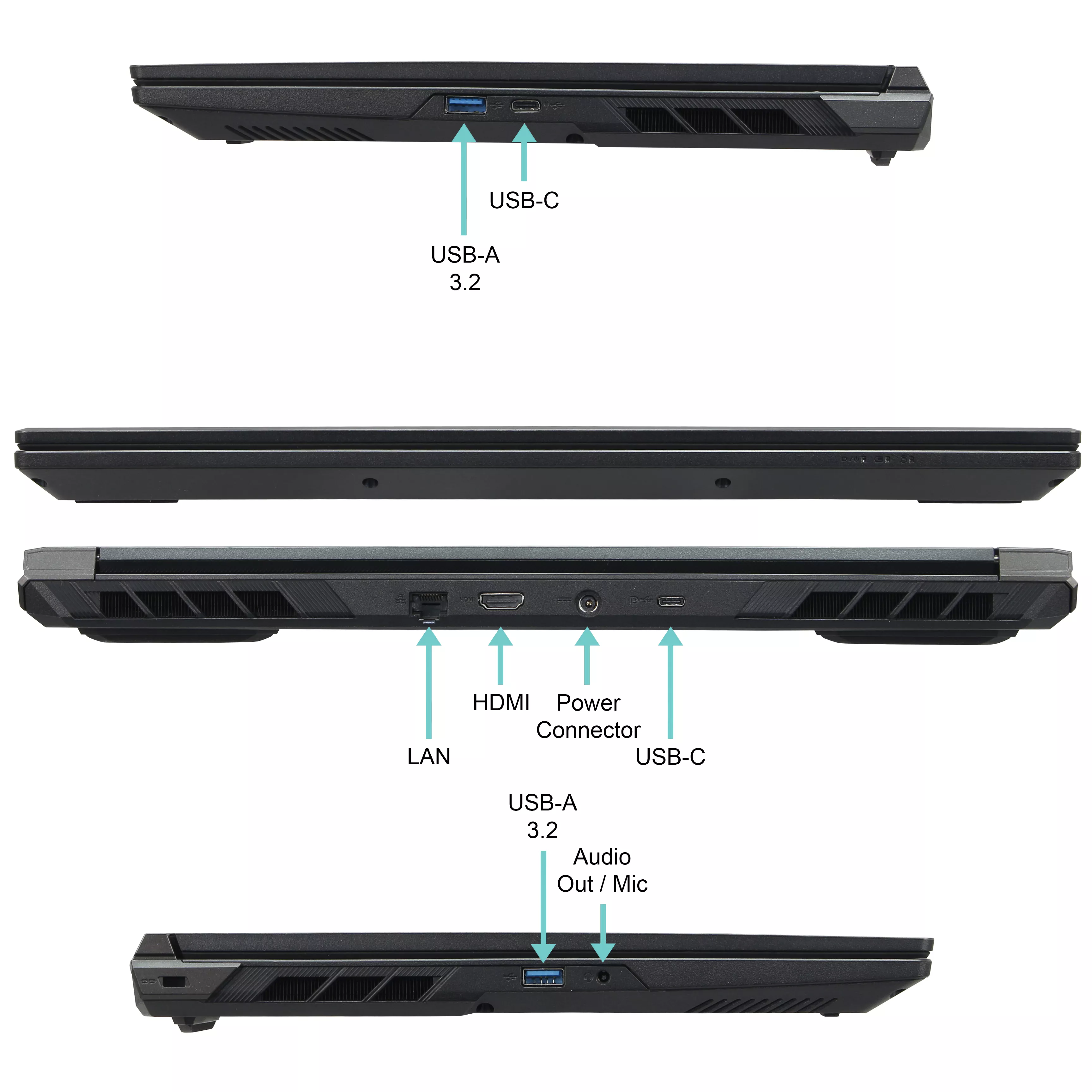 Ankermann Orbit Pro Gaming | 16GB DDR5 RAM | 1TB NVMe SSD | Intel Core i9-13900HX | 16" QHD Display | Nvidia GeForce RTX 5070 8GB | Windows 11 Pro | WLAN / BT | MS Office 2024
