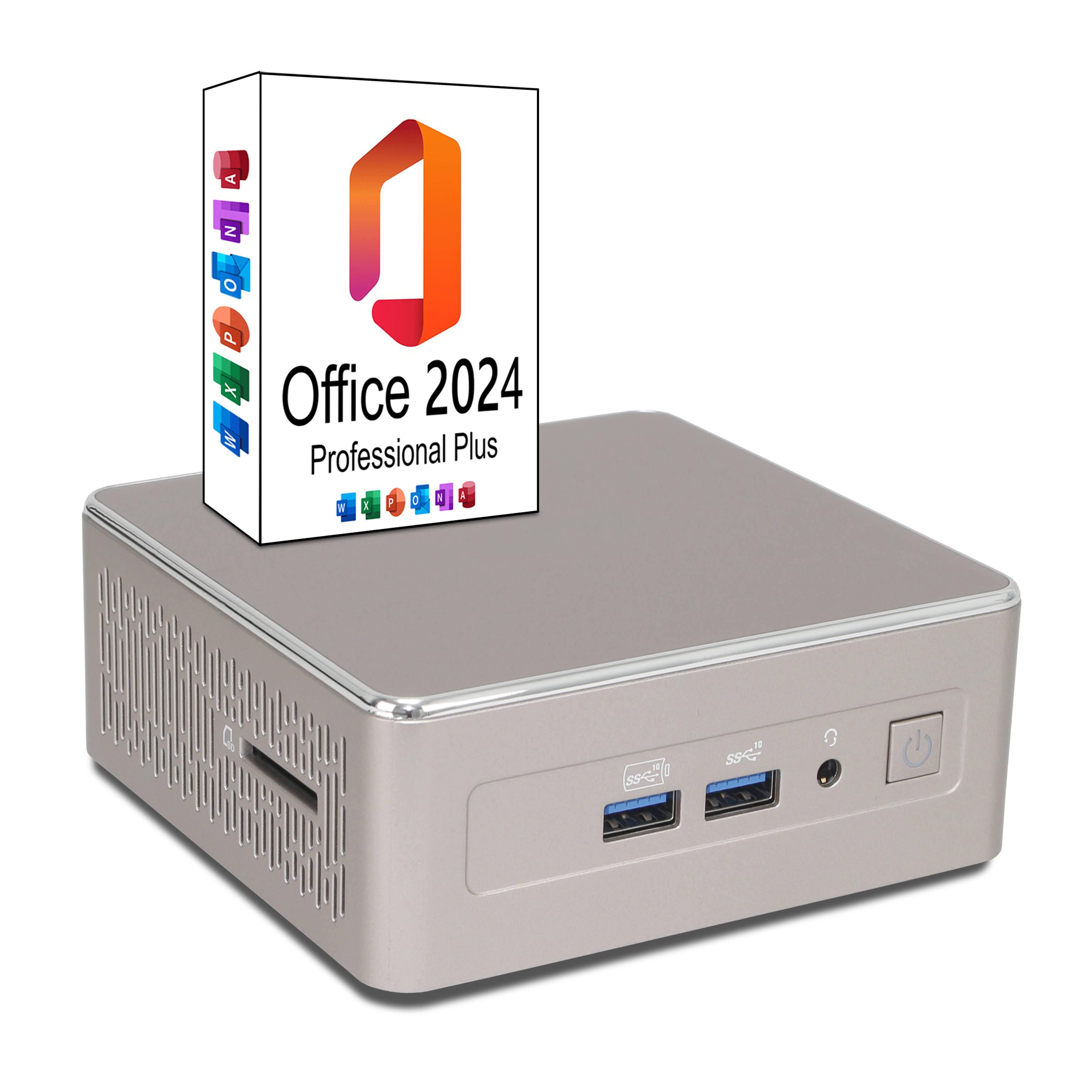 Ank-IX A5 Mini PC | 16GB RAM | 512GB NVMe SSD | Windows 11 | AMD Ryzen 5 - 7430U | WLAN & Bluetooth | MS Office 2024 Ank-IX A5 Mini PC | 16GB RAM | 512GB NVMe SSD | Windows 11 | AMD Ryzen 5 - 7430U | WLAN & Bluetooth | MS Office 2024