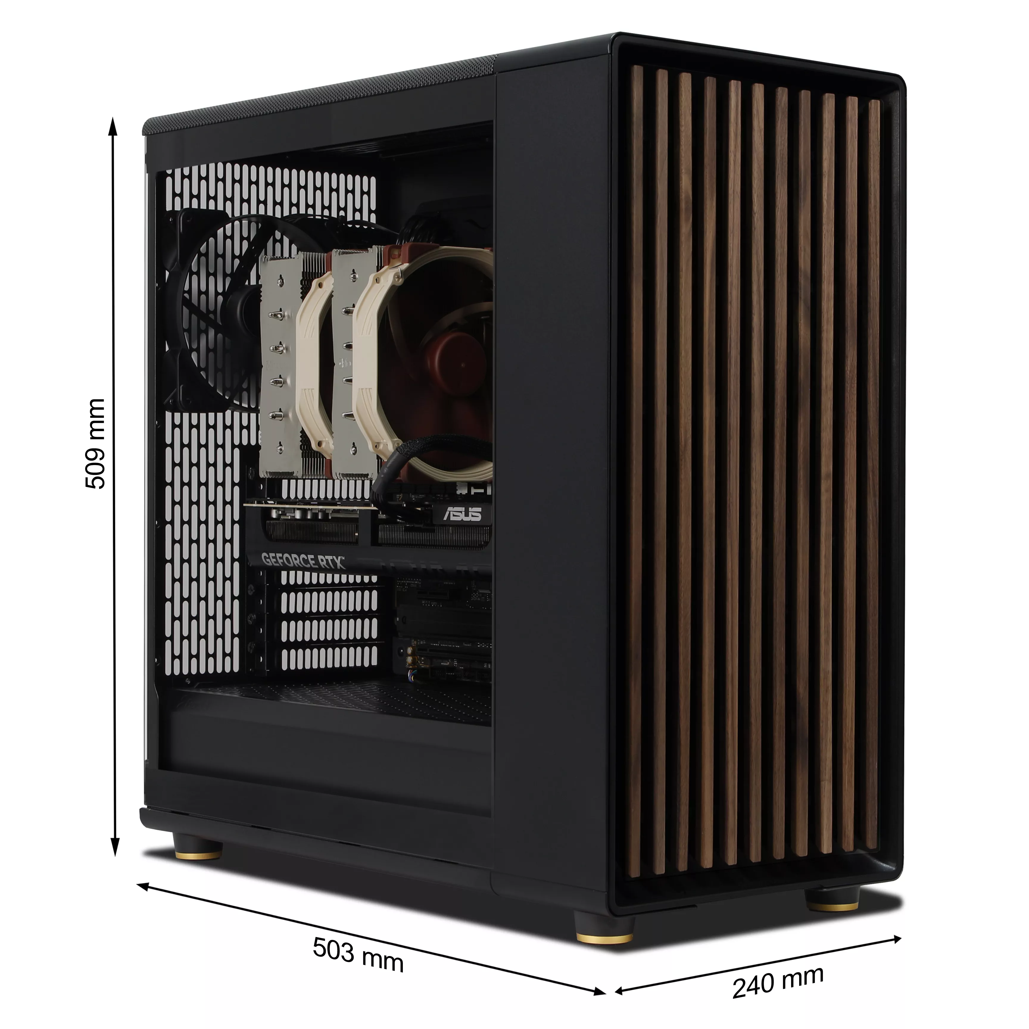Ankermann EditMaster Ultra 8K | Intel Core Ultra 7 265K | Nvidia GeForce RTX 5070 TI OC 16GB | 64GB DDR5 RAM | 2TB NVMe SSD | Windows 11 | WiFi & Bluetooth