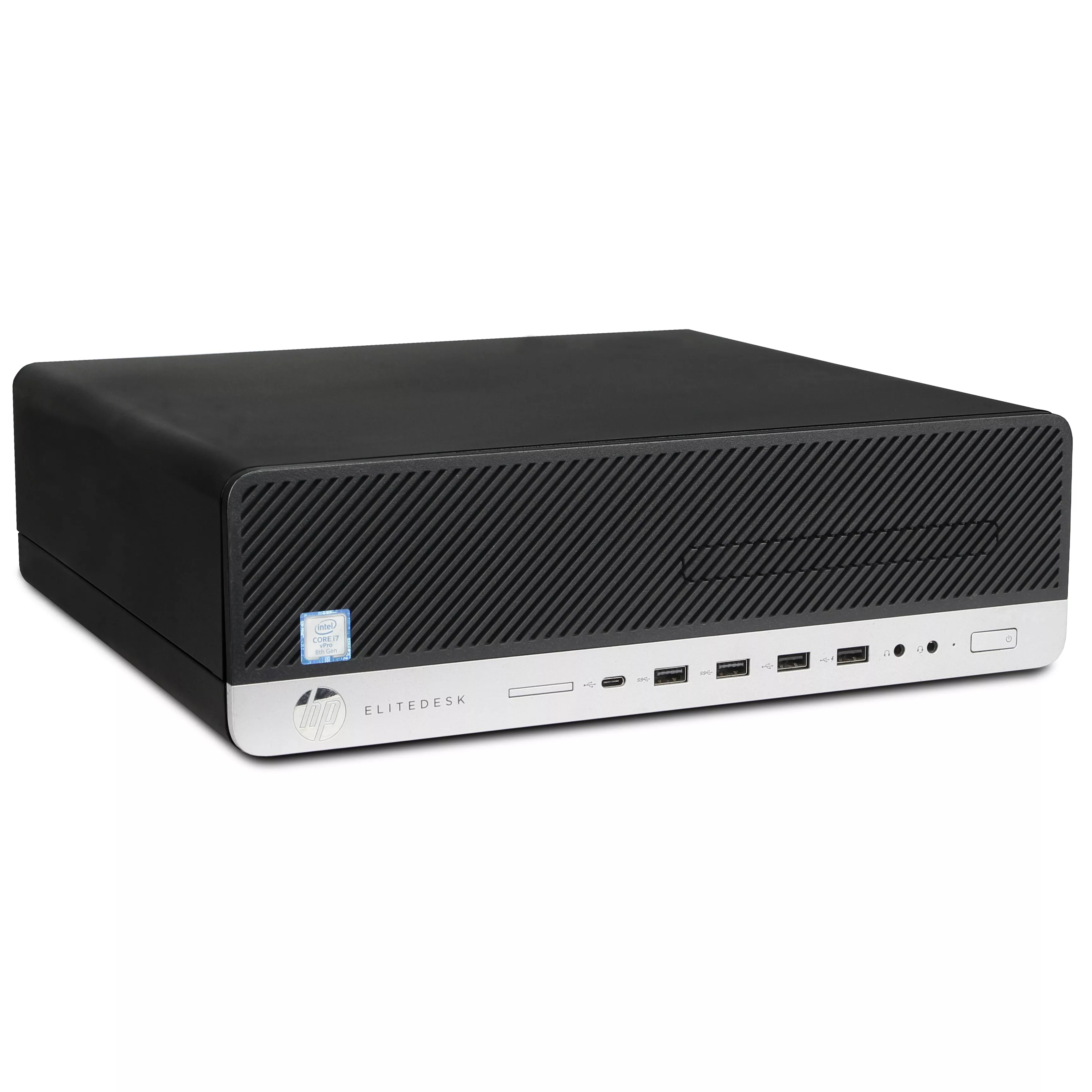 HP Elitedesk 800 G4 SF 2x DP 1x HDMI Adapter | 16Go RAM | 480GB NVMe SSD | Windows 11 | Intel Core i7-8700 | MS Office 2024