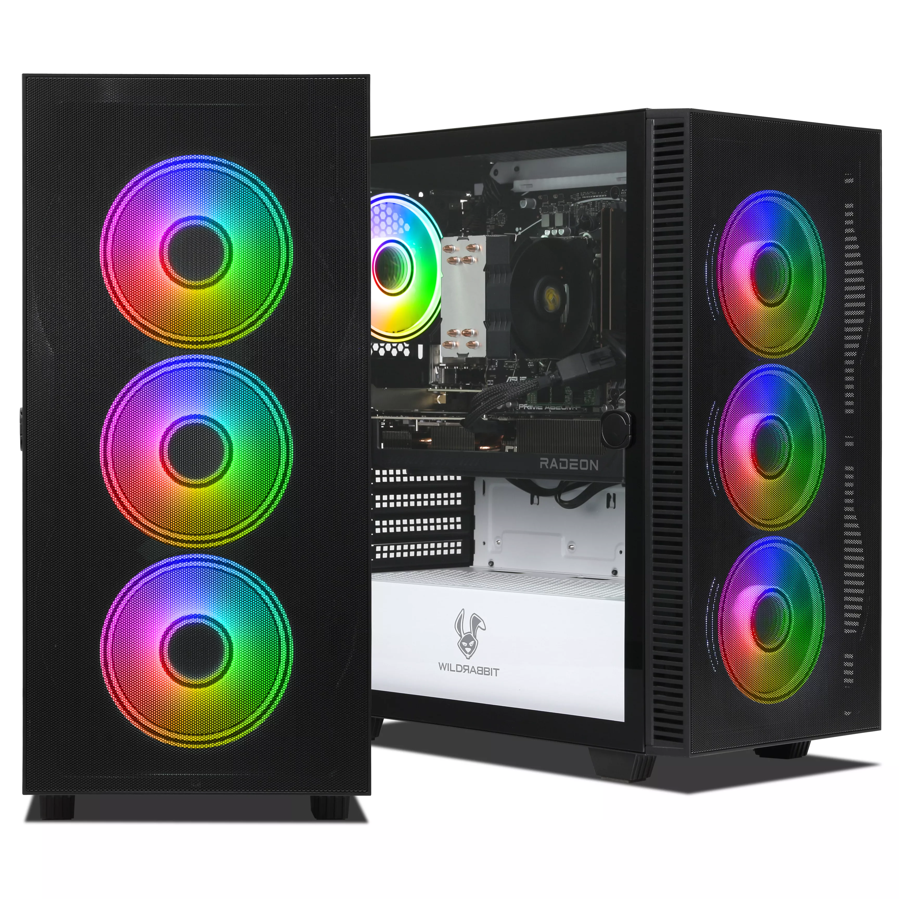 Quantum Gaming PC | AMD Ryzen 5 9600X | AMD RX 9060XT 16GB | 32GB DDR5 RAM | 1TB NVMe SSD | Windows 11 | WLAN & Bluetooth 