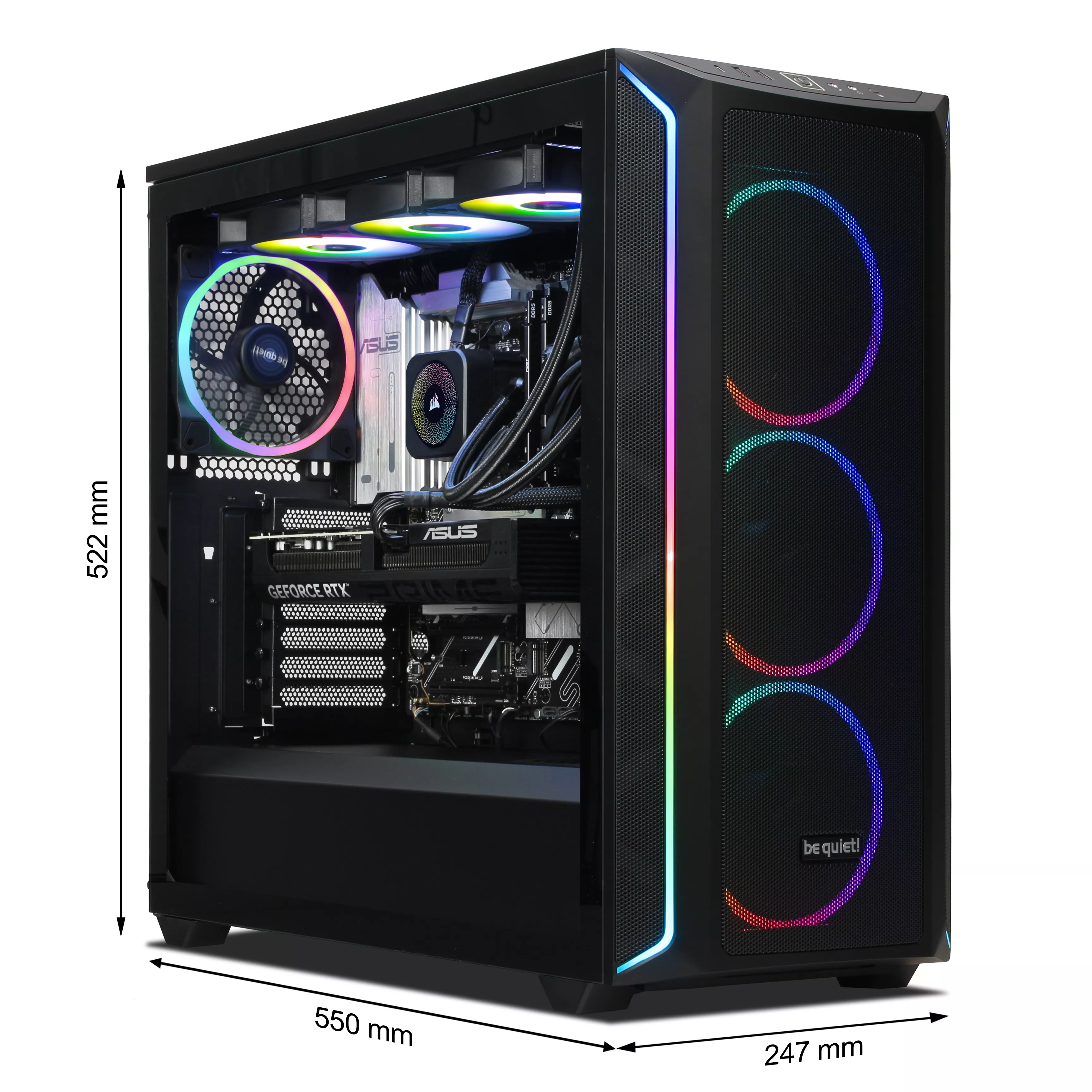 Gaming PC | AMD Ryzen 7 9800X3D | Nvidia GeForce RTX 5070 Ti 16GB | 32GB DDR5 RAM | 2TB NVMe SSD | Windows 11 | WiFi & Bluetooth