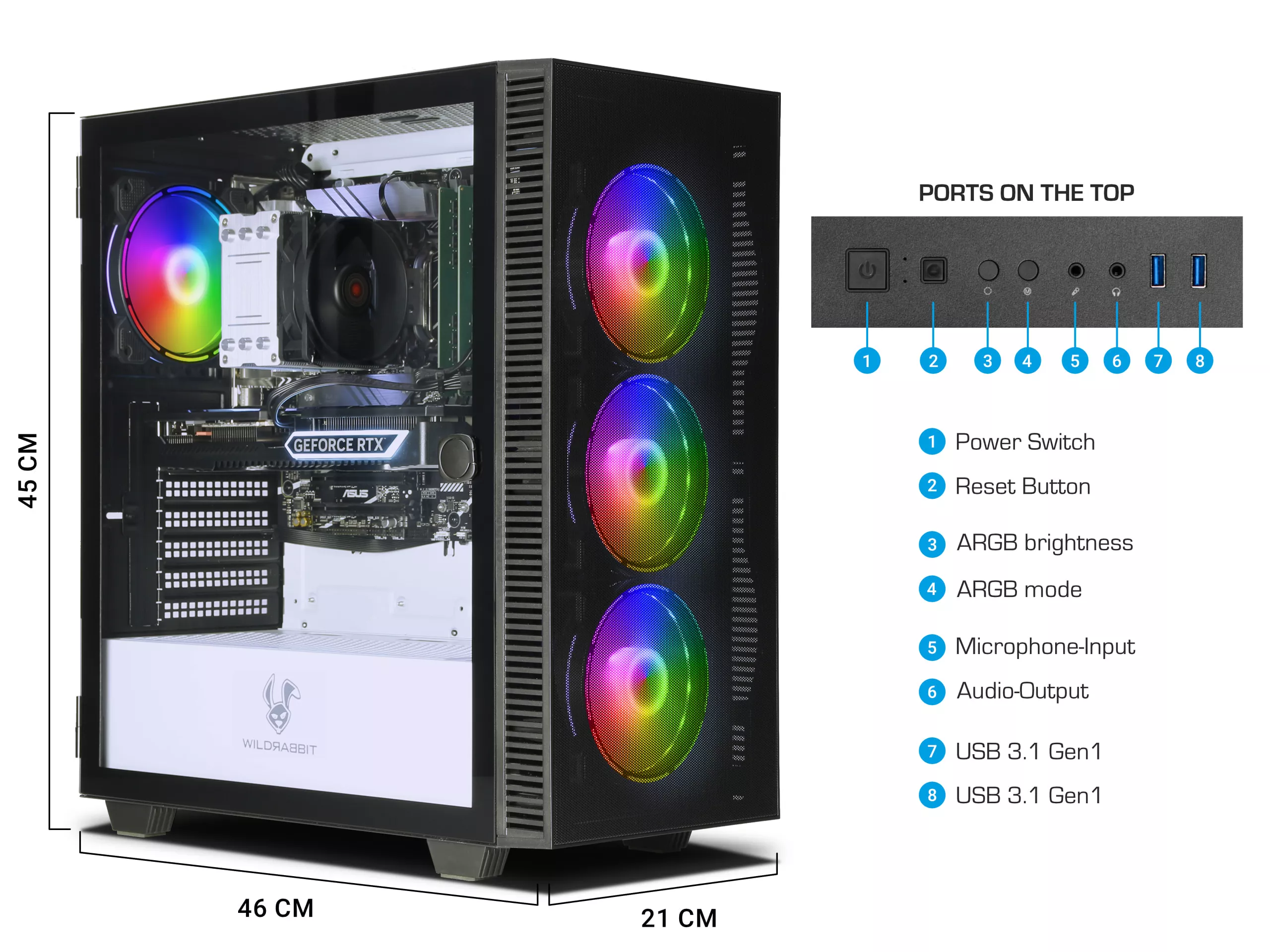 Gaming V3+ | Intel Core i9-12900F | Nvidia GeForce RTX 5070 12GB | 32GB RAM | 1TB NVMe SSD | Windows 11 | WLAN & Bluetooth | Libre Office