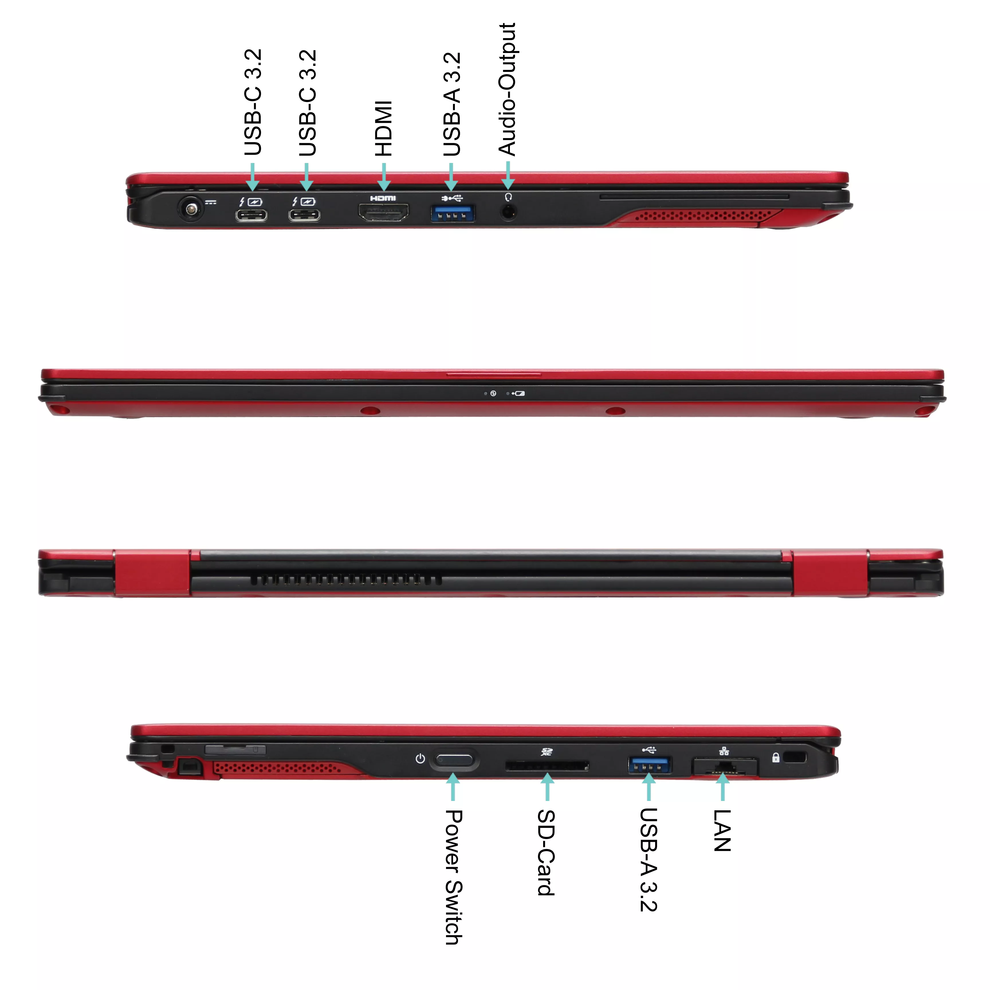 Fujitsu Notebook Lifebook U9311X | Intel Core i5-1145G7 | 16GB RAM | 512GB NVMe SSD | 13.3" Full HD 360° Tablet-Mode Touchscreen | Windows 11 Pro | WLAN & Bluetooth | MS Office 2024