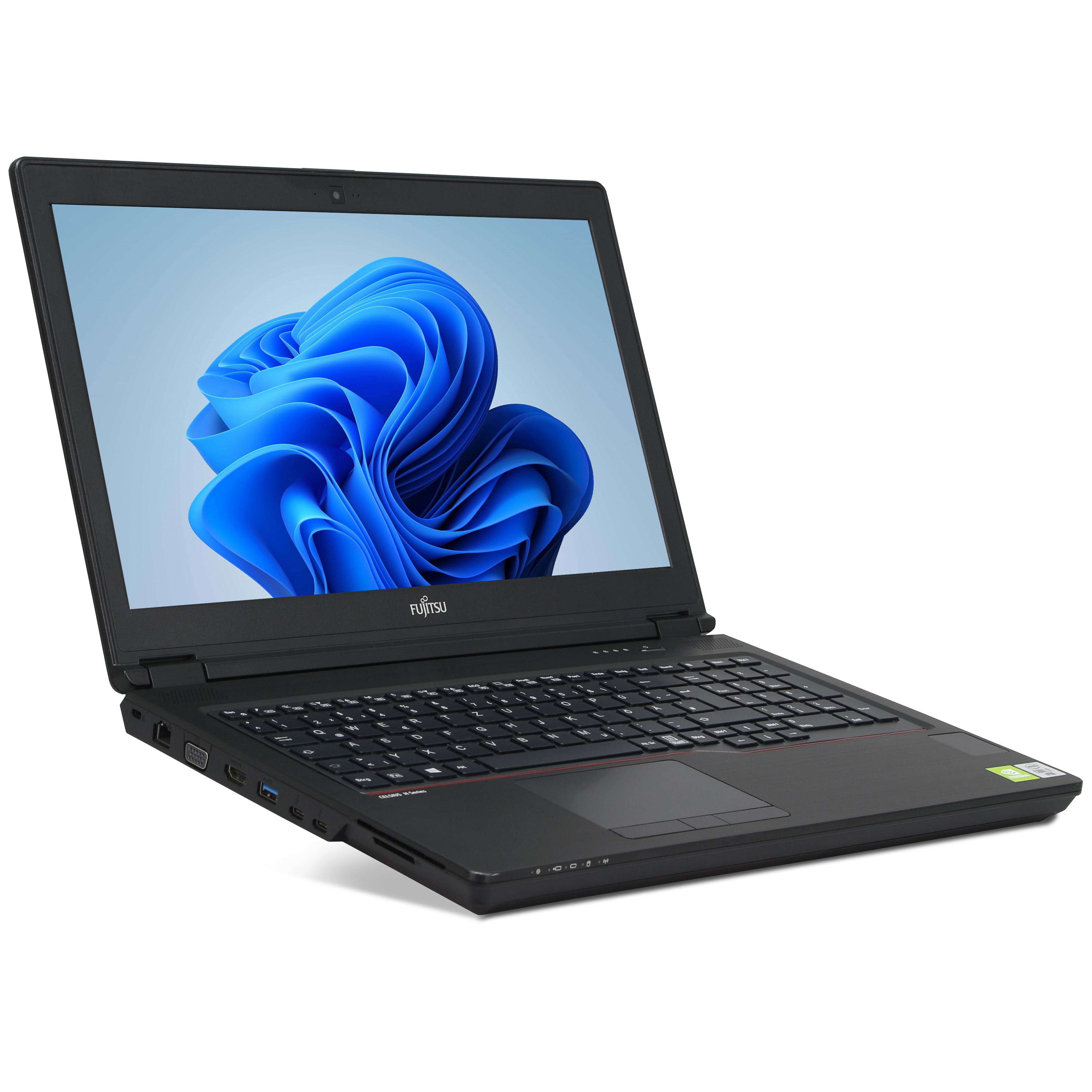 Fujitsu Celsius H7510 CAD Workstation Refurbished | 32Go RAM | 512Go NVMe SSD | 1To NVMe SSD | Intel Core i7-10850H | 15.6" Full HD Display | NVIDIA Quadro T1000 4Go | Windows 11 Pro | WiFi & BT | MS Office 2024