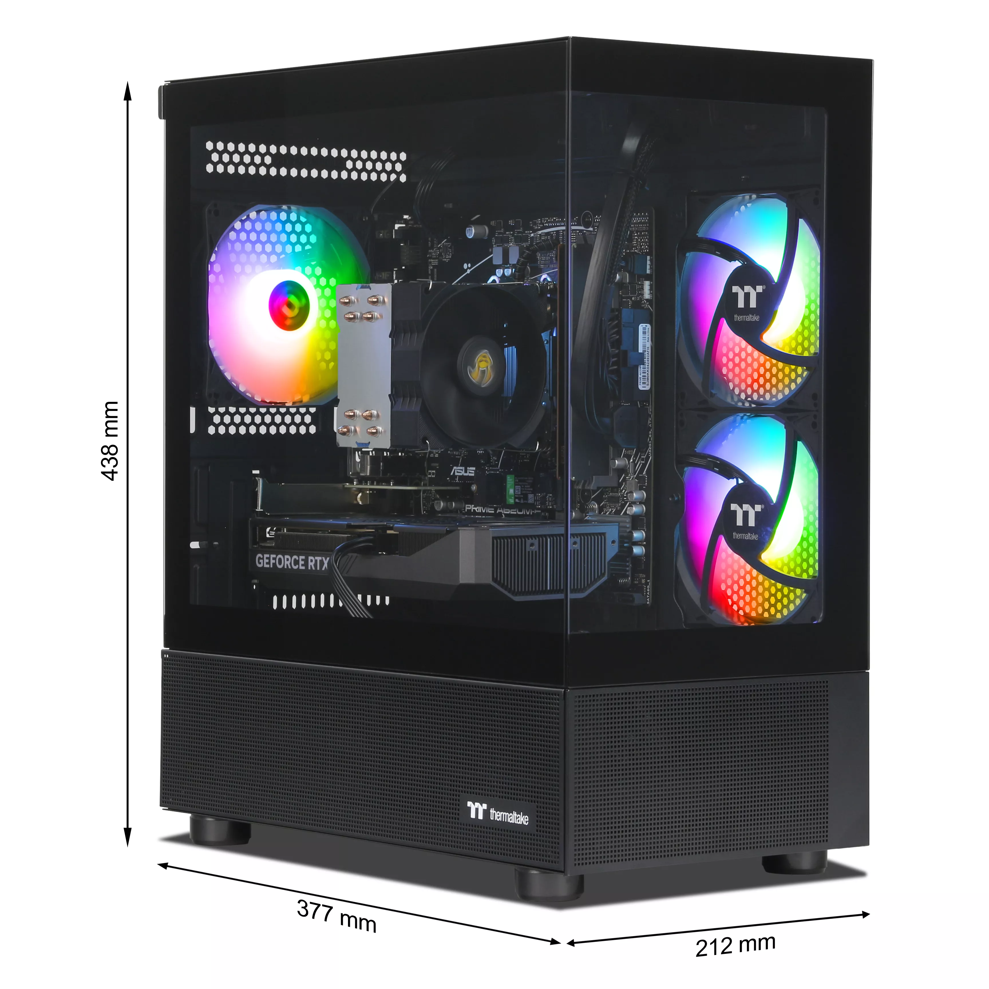 FHD / WQHD Gaming PC | AMD Ryzen 7 8700F | Nvidia GeForce RTX 5060 Ti OC 16GB | 32GB DDR5 RAM | 2TB NVMe SSD | Windows 11 | WiFi | Libre Office