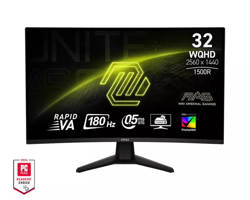 Ankermann Starter Gaming Bundle | AMD Ryzen 7 5700X | Nvidia GeForce RTX 5060 8GB | 32GB RAM | 1TB NVMe SSD | Windows 11 | WLAN | MSI MAG 32" Curved WQHD Gaming Monitor | MSI Forge Maus | MSI RGB Deutsche Tastatur | Libre Office