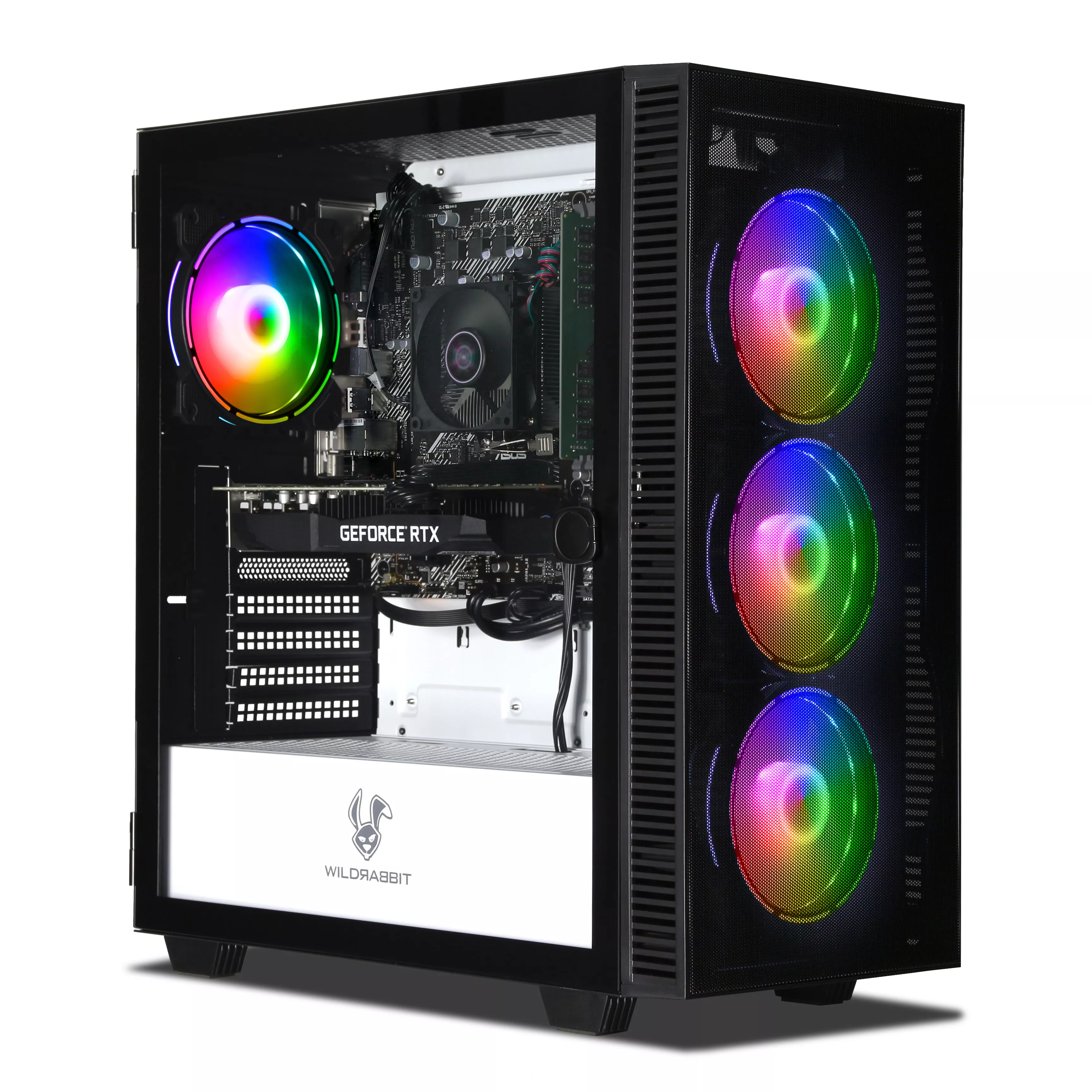 Business Office Work Gaming V3 | AMD Ryzen 5 5500 | Nvidia GeForce RTX 3050 6GB | 16GB RAM | 1TB NVMe SSD | Windows 11 | WLAN | Libre Office