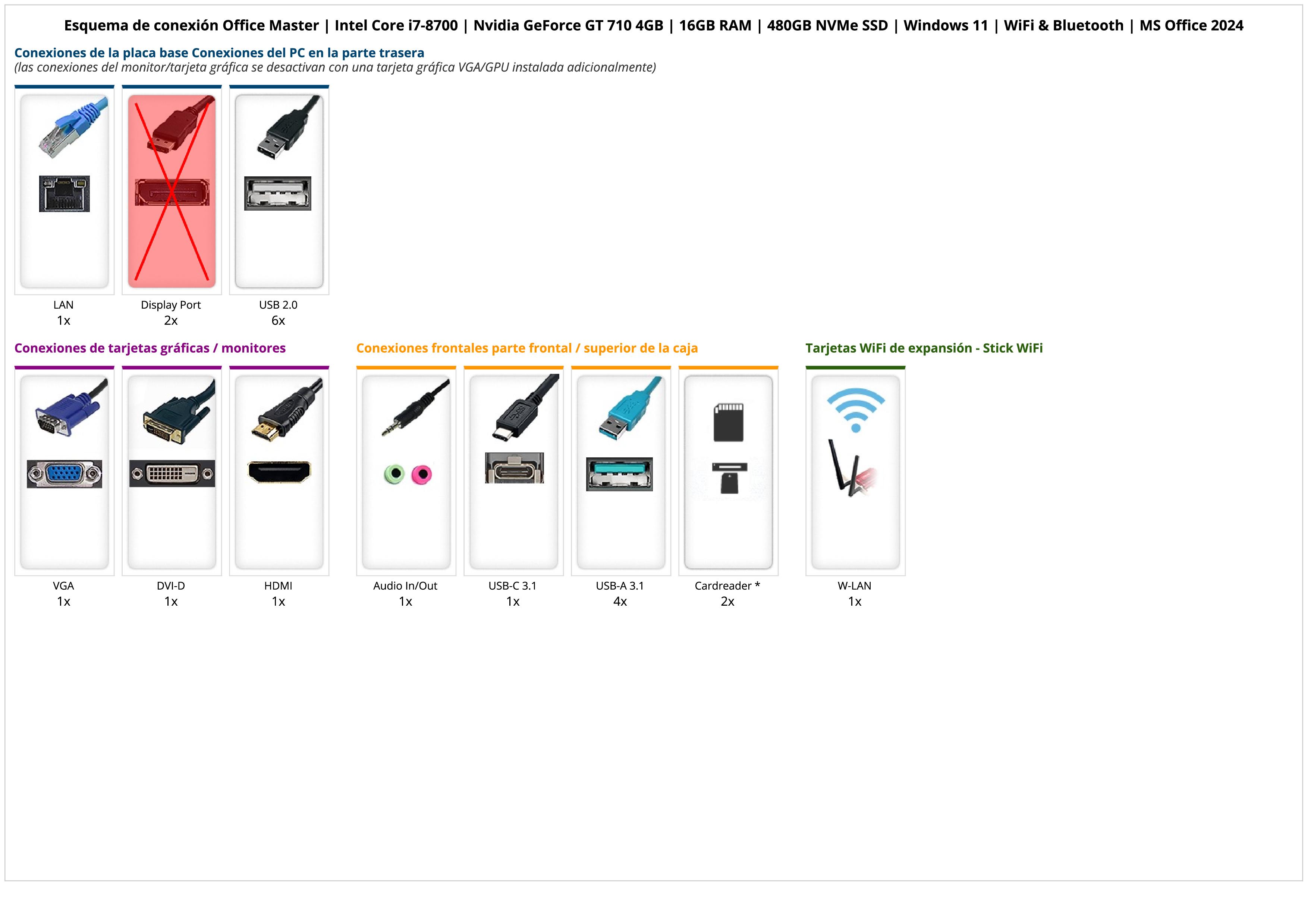 Office Master | Intel Core i7-8700 | Nvidia GeForce GT 710 4GB | 16GB RAM | 480GB NVMe SSD | Windows 11 | WiFi & Bluetooth | MS Office 2024 Office Master | Intel Core i7-8700 | Nvidia GeForce GT 710 4GB | 16GB RAM | 480GB NVMe SSD | Windows 11 | WiFi & Bluetooth | MS Office 2024