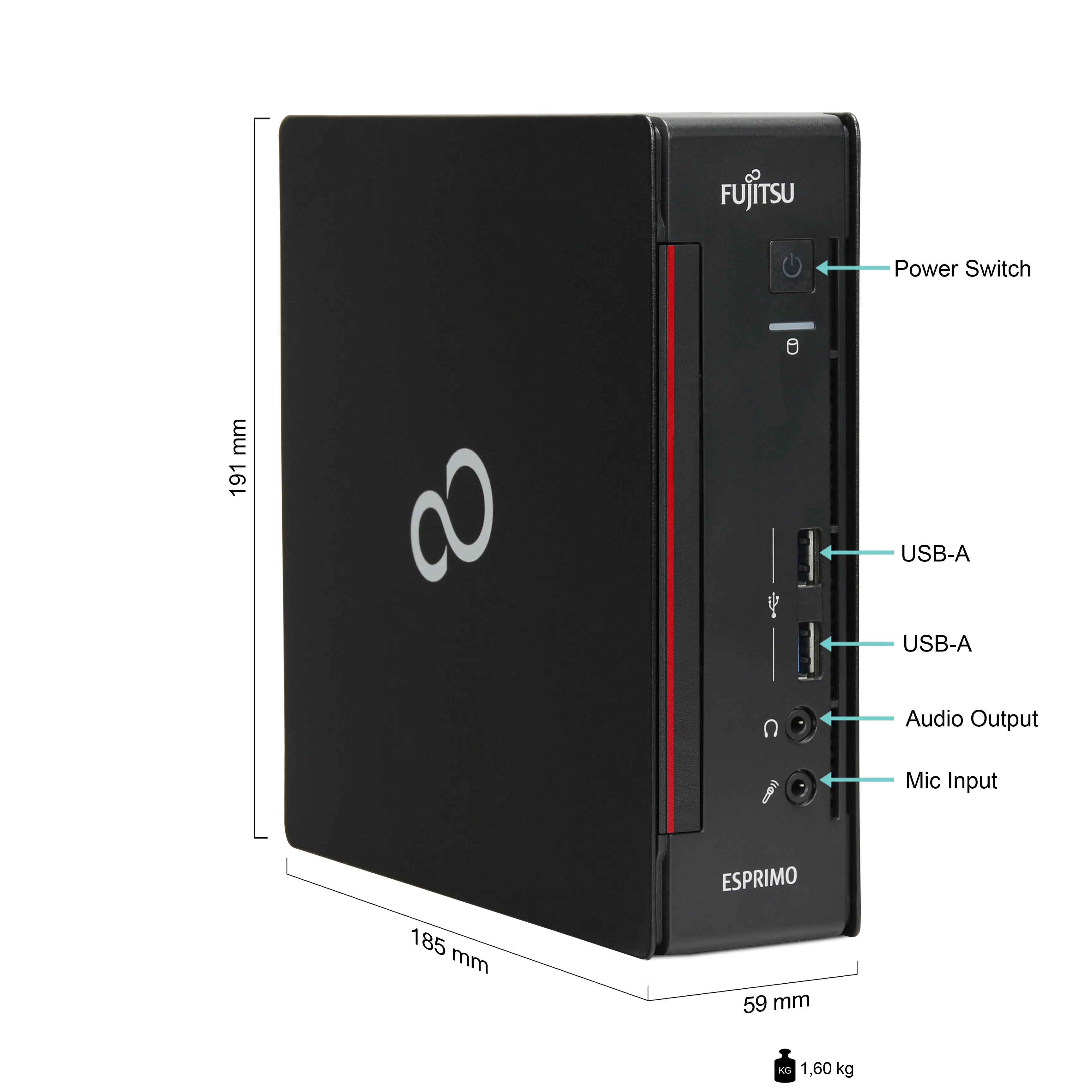 Fujitsu Esprimo Q558 Mini PC | 16GB RAM | 1TB NVMe SSD | Windows 11 | Intel Core i5-8400T | MS Office 2024 Fujitsu Esprimo Q558 Mini PC | 16GB RAM | 1TB NVMe SSD | Windows 11 | Intel Core i5-8400T | MS Office 2024