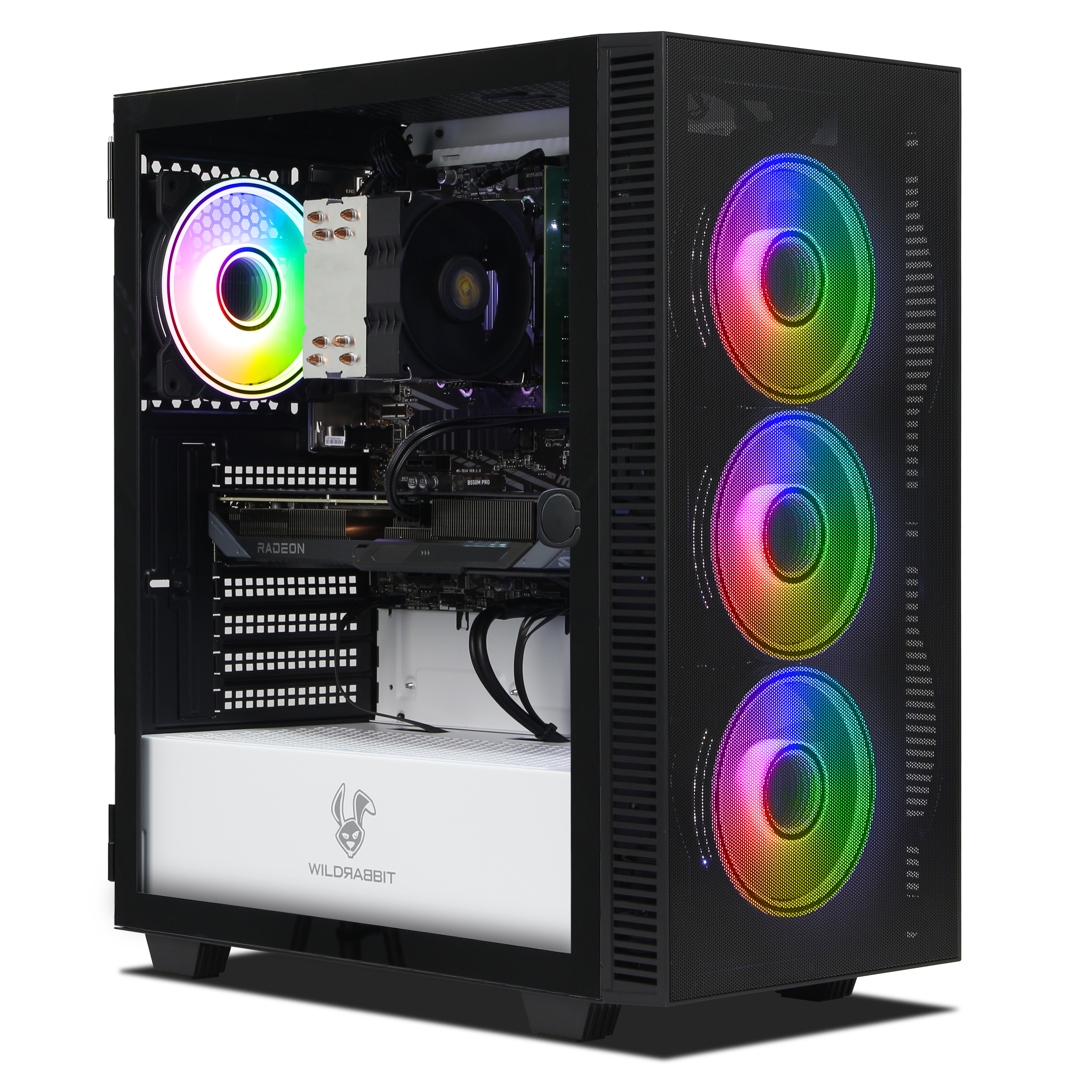 Wildrabbit Reactor | AMD Ryzen 7 5700X | Radeon RX 9060 XT 8GB | 16GB RAM | 1TB NVMe SSD | Windows 11 | WLAN Wildrabbit Reactor | AMD Ryzen 7 5700X | Radeon RX 9060 XT 8GB | 16GB RAM | 1TB NVMe SSD | Windows 11 | WLAN