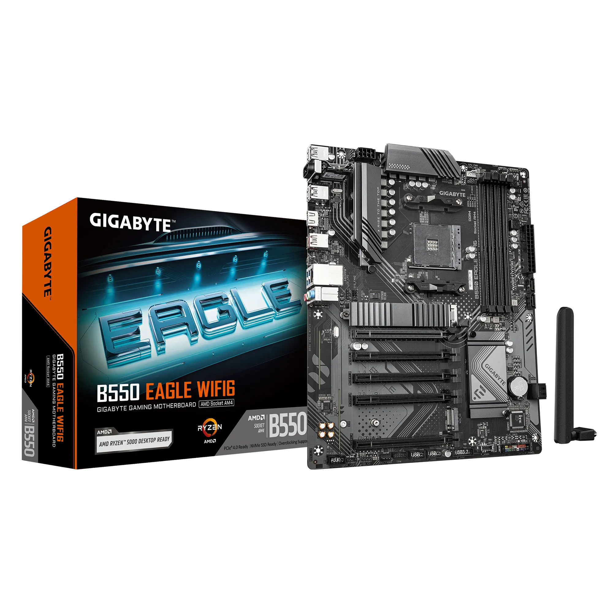 Gaming PC | AMD Ryzen 7 5700X | AMD RX 9060XT 16GB | 32GB RAM | 1TB NVMe SSD | Windows 11 | WLAN & Bluetooth