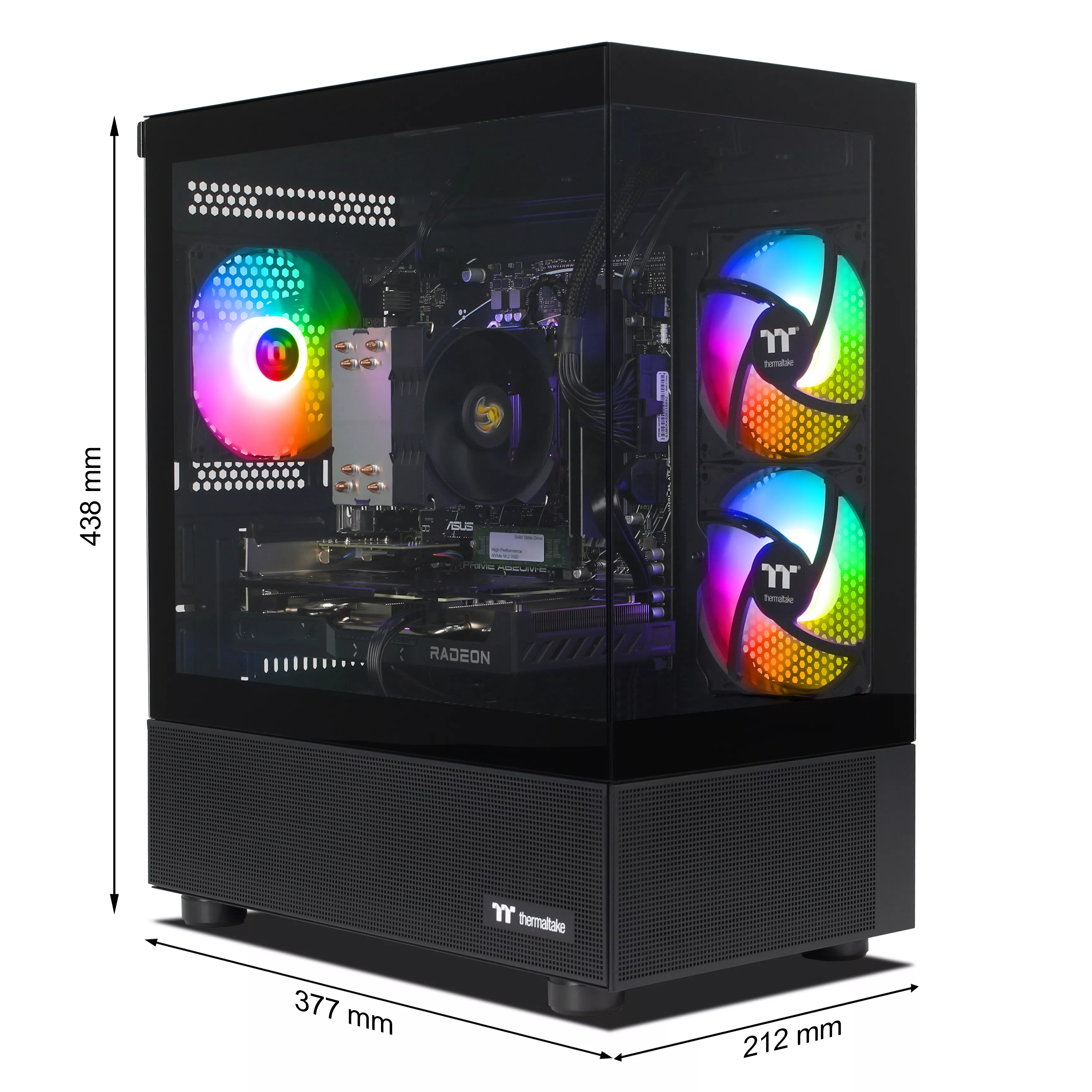 Quantum Gaming PC | AMD Ryzen 5 9600X | Radeon RX 9060 XT 16GB | 32GB DDR5 RAM | 1TB NVMe SSD | Windows 11 | WLAN & Bluetooth Quantum Gaming PC | AMD Ryzen 5 9600X | Radeon RX 9060 XT 16GB | 32GB DDR5 RAM | 1TB NVMe SSD | Windows 11 | WLAN & Bluetooth