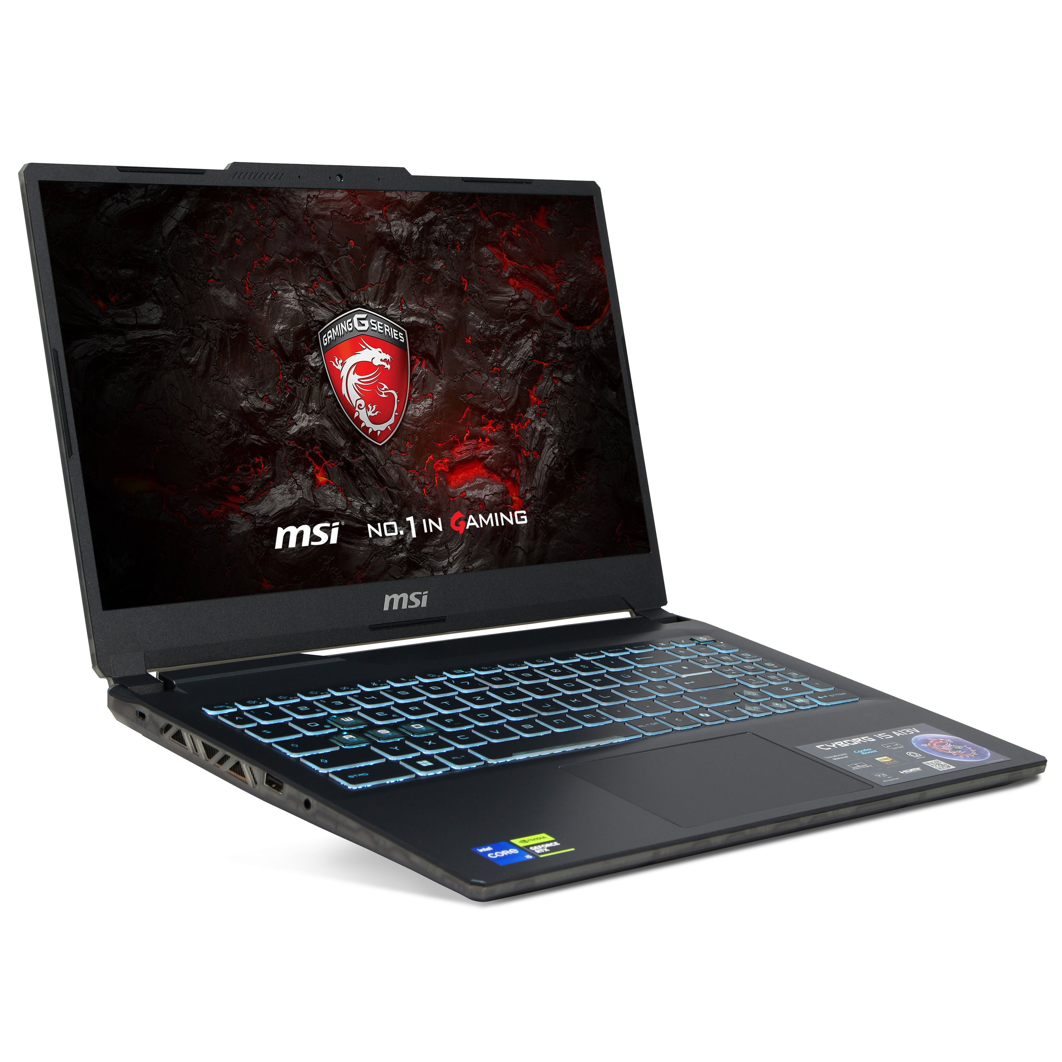 MSI Cyborg 15 A13VE-888 Gaming | 16GB DDR5 RAM | 512GB NVMe SSD | Intel Core i5-13420H | 15.6" Full HD LED Display | Nvidia GeForce RTX 4050 6GB | Windows 11 Pro | WLAN & Bluetooth | MS Office 2024 MSI Cyborg 15 A13VE-888 Gaming | 16GB DDR5 RAM | 512GB NVMe SSD | Intel Core i5-13420H | 15.6" Full HD LED Display | Nvidia GeForce RTX 4050 6GB | Windows 11 Pro | WLAN & Bluetooth | MS Office 2024