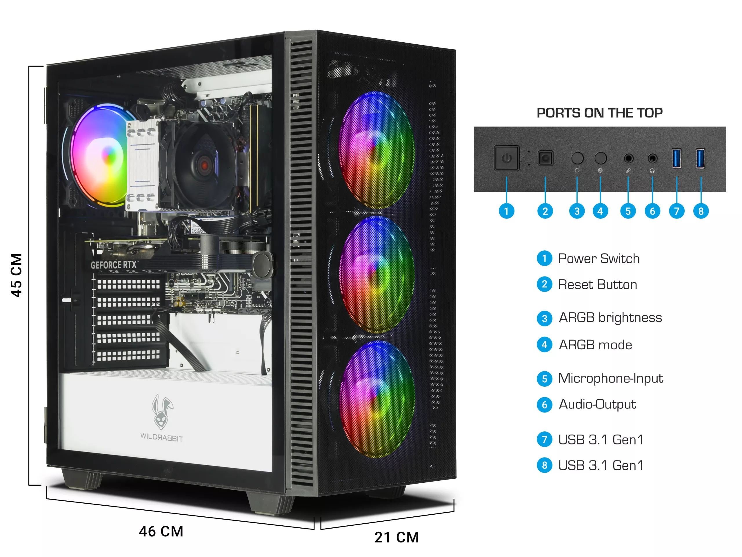 Gaming Power V3 | Intel Core i9-12900F | Nvidia GeForce RTX 4070 12GB | 32GB DDR5 RAM | 2TB NVMe SSD | Windows 11 | WiFi & Bluetooth | Libre Office
