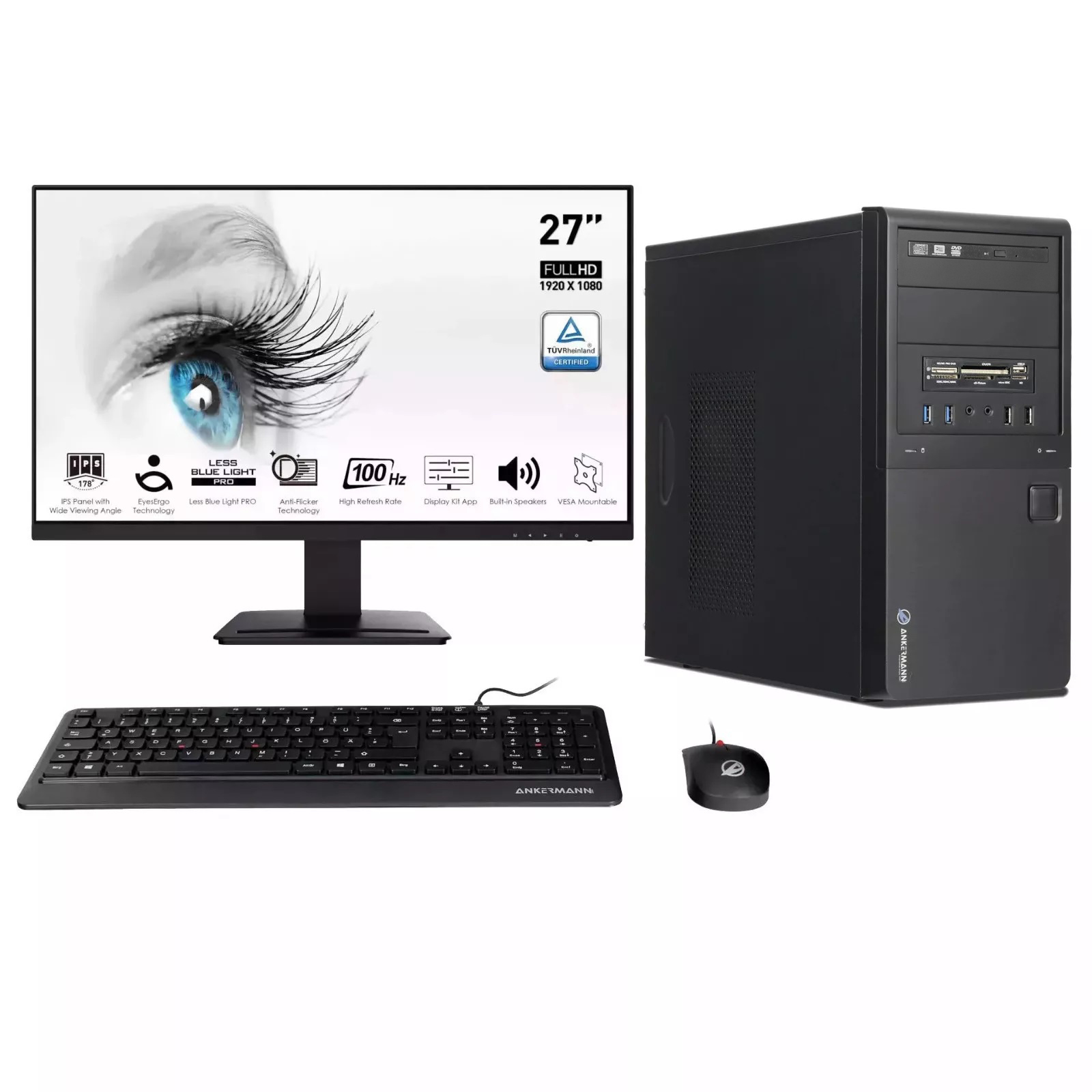 Business Office Work Bundle | Intel Core i5-6500 | 16GB RAM | 480GB SSD | Windows 10 | 27" Monitor | Mouse & Keyboard | Libre Office Business Office Work Bundle | Intel Core i5-6500 | 16GB RAM | 480GB SSD | Windows 10 | 27" Monitor | Mouse & Keyboard | Libre Office