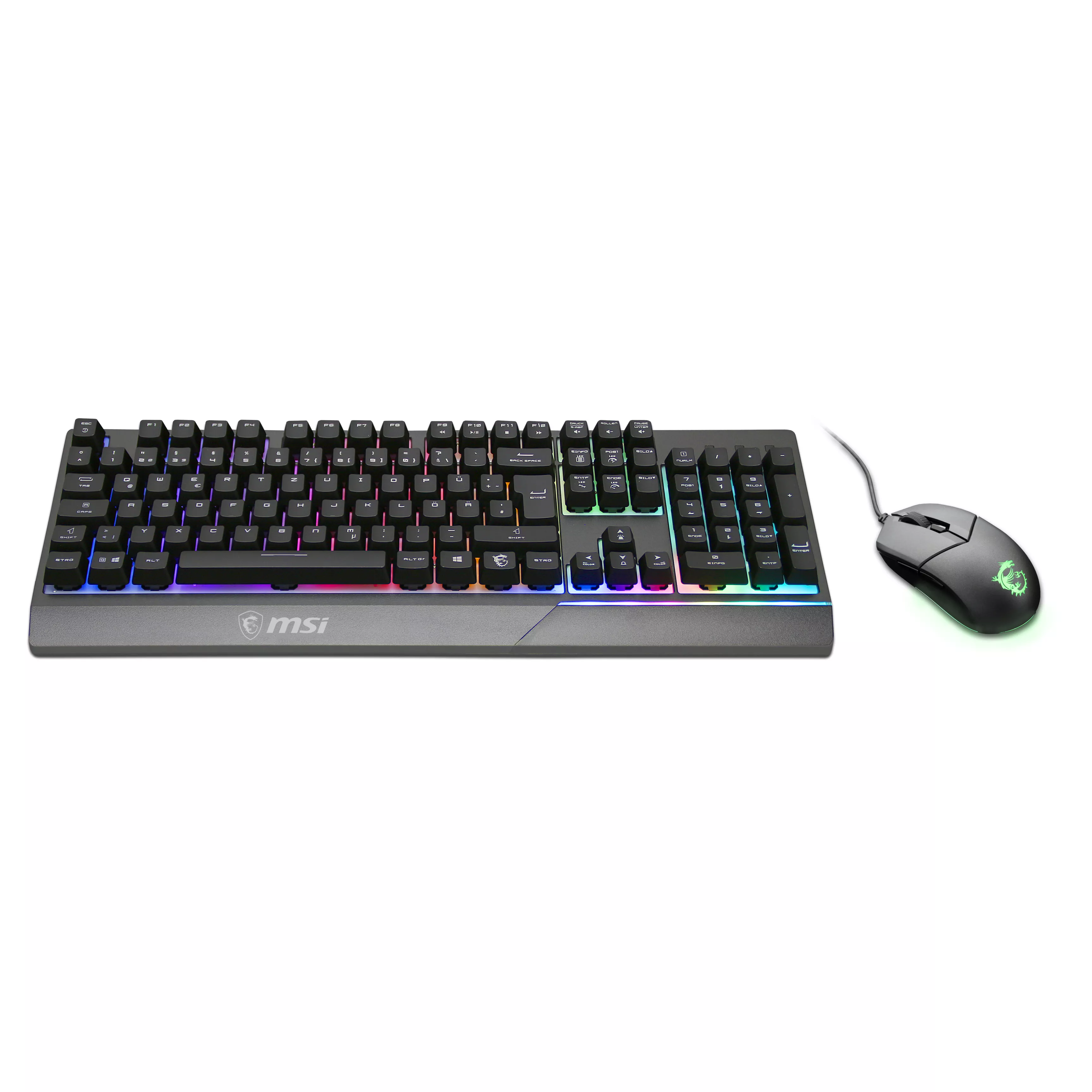 Starter Gaming Bundle | AMD Ryzen 7 5700X | Nvidia GeForce RTX 5060 8GB | 32GB RAM | 1TB NVMe SSD | Windows 11 | WiFi | MSI MAG 32" Curved WQHD Gaming Monitor | MSI Forge Mouse | Teclado MSI RGB alemán | Libre Office