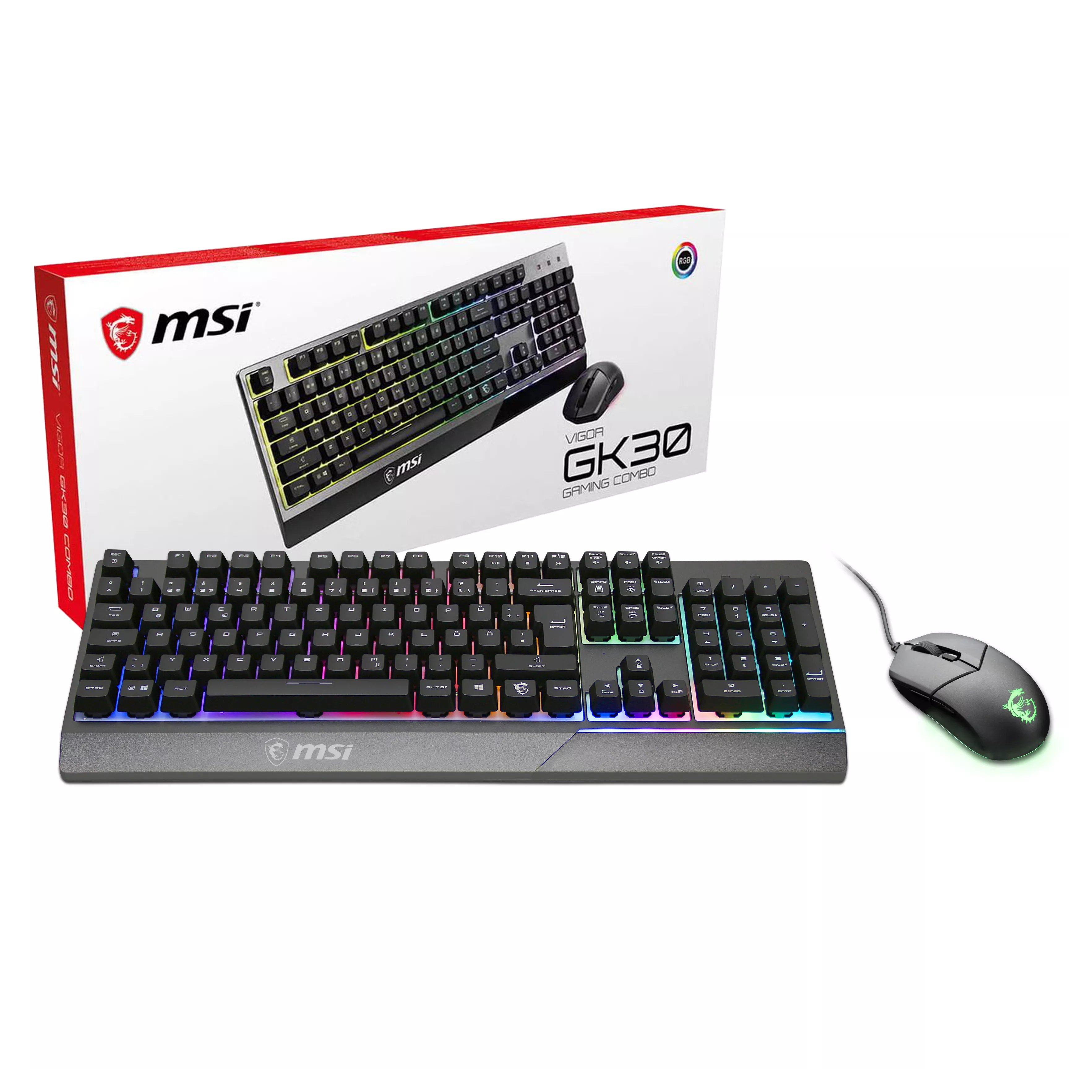 Starter Gaming Bundle | AMD Ryzen 7 5700X | Nvidia GeForce RTX 5060 8Go | 32Go RAM | 1To NVMe SSD | Windows 11 | WiFi | MSI MAG 32" Curved WQHD Gaming Monitor | MSI VIGOR GK30 Combo | Libre Office
