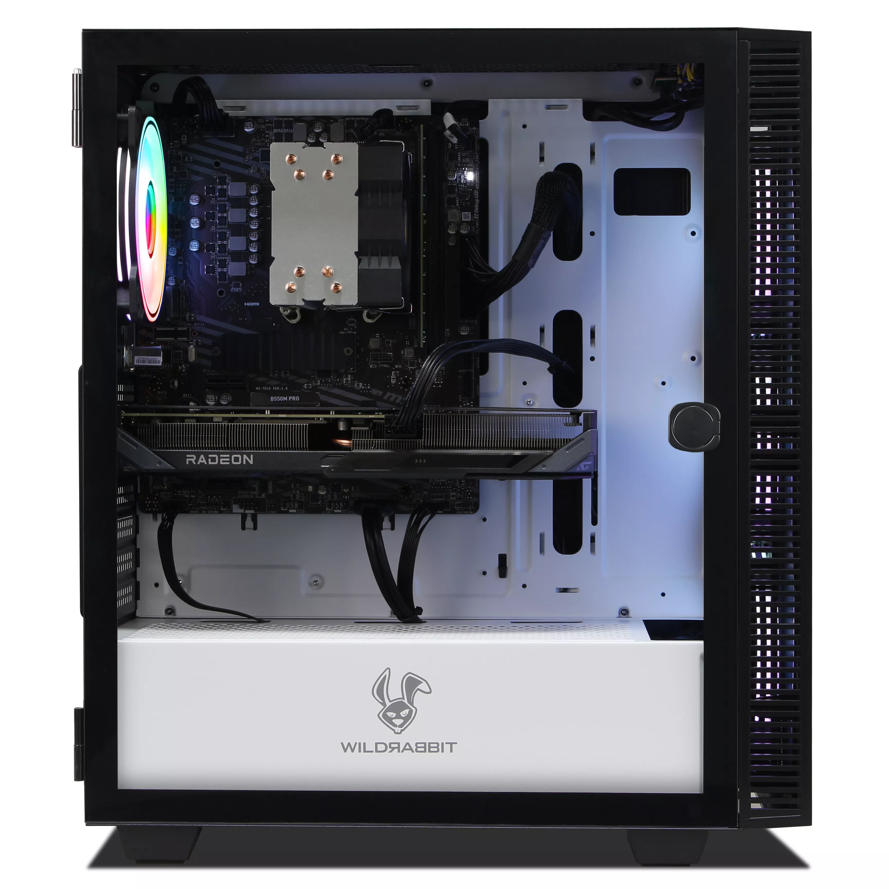 Wildrabbit Reactor | AMD Ryzen 7 5700X | Radeon RX 9060 XT 8GB | 16GB RAM | 1TB NVMe SSD | Windows 11 | WLAN