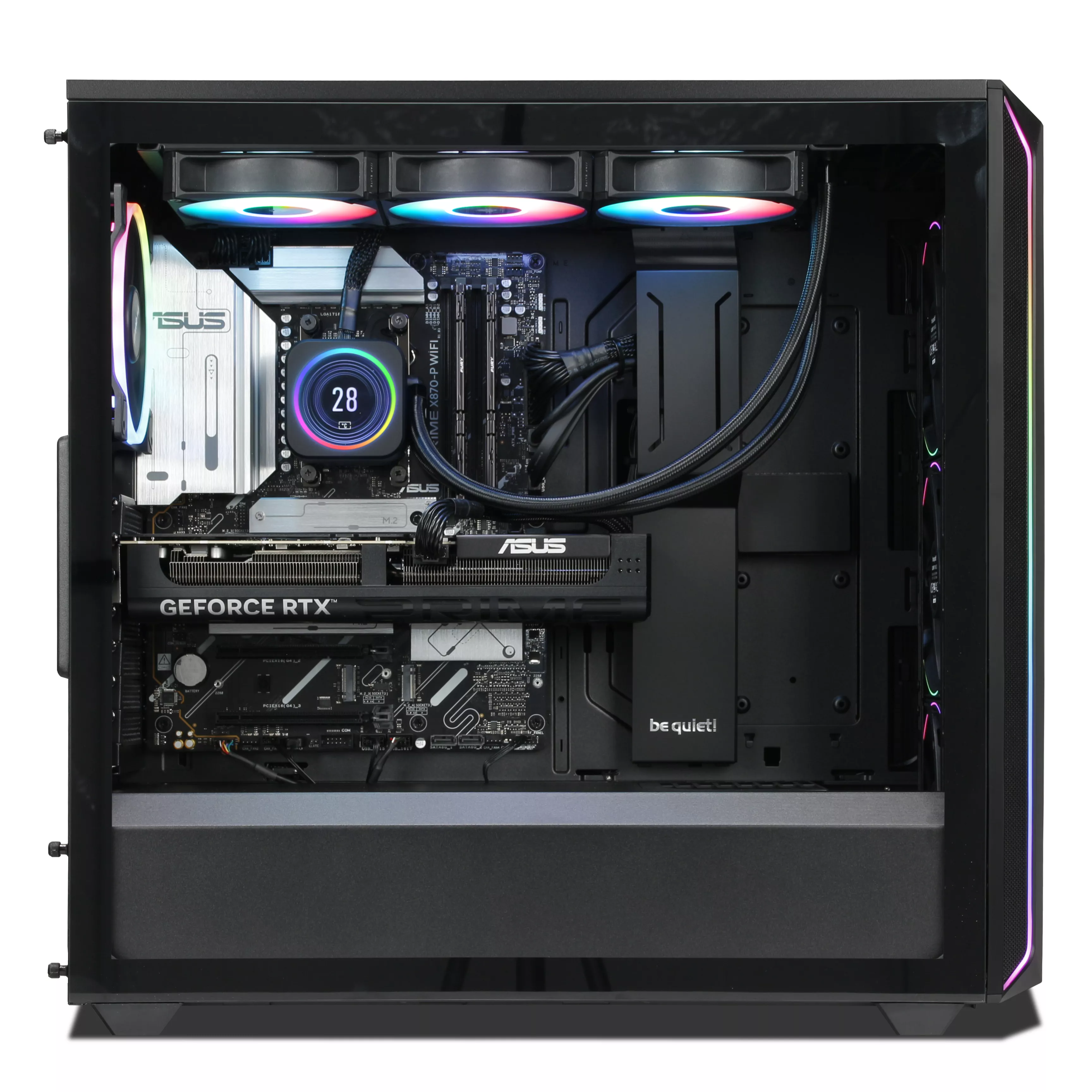 Gaming PC | AMD Ryzen 7 9800X3D | Nvidia GeForce RTX 5070 Ti 16Go | 32Go DDR5 RAM | 2To NVMe SSD | Windows 11 | WiFi & Bluetooth