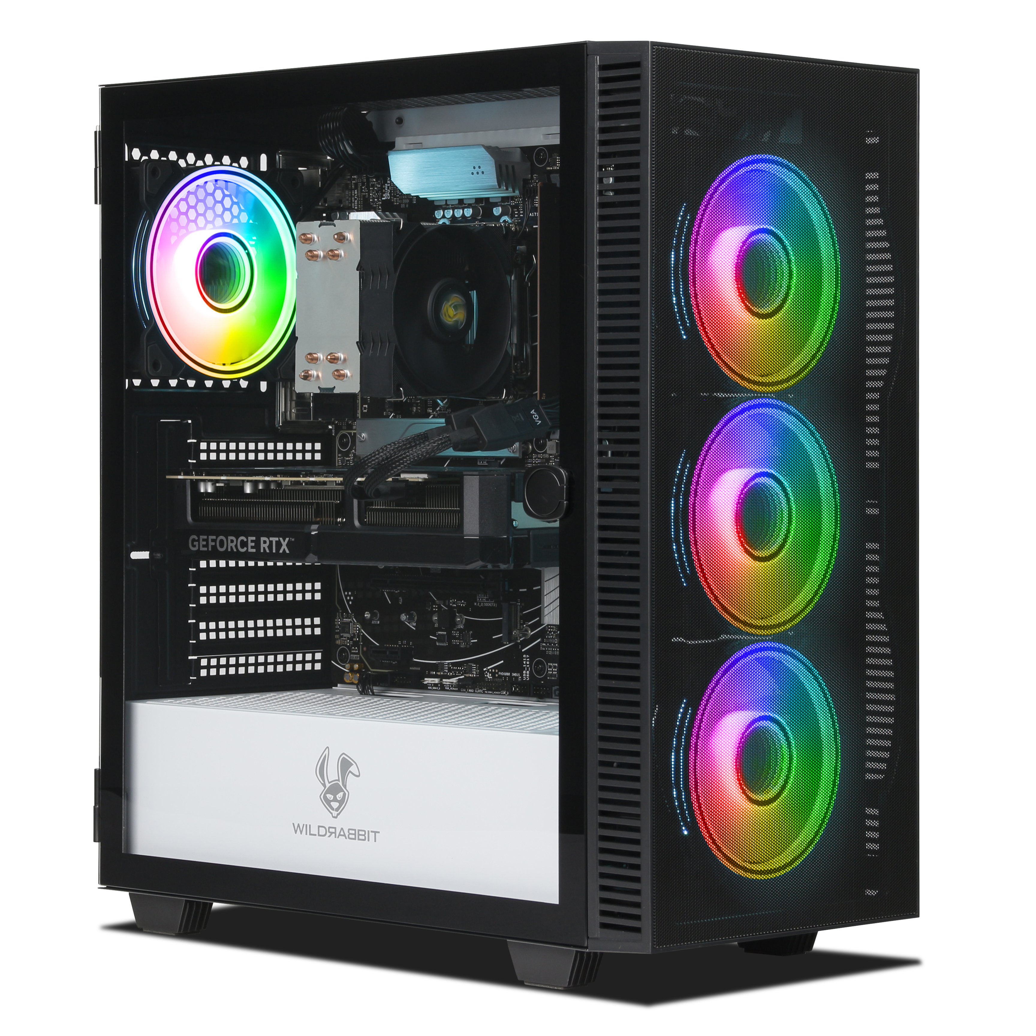Gaming PC | AMD Ryzen 7 9800X3D | Nvidia GeForce RTX 5070 12GB | 32GB DDR5 RAM | 1TB NVMe SSD | Windows 11 | WLAN & Bluetooth | Libre Office