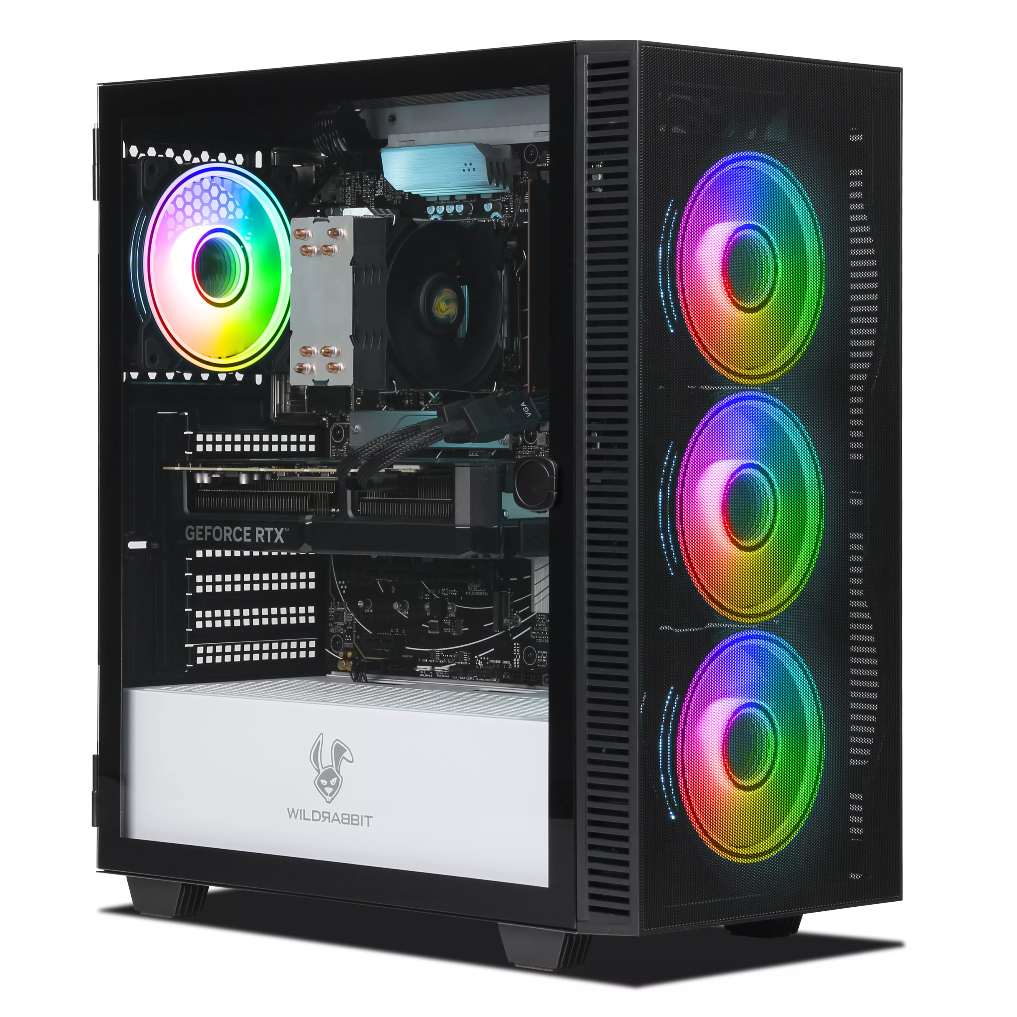 Gaming PC | AMD Ryzen 7 9800X3D | Nvidia GeForce RTX 5070 12GB | 32GB DDR5 RAM | 1TB NVMe SSD | Windows 11 | WiFi & Bluetooth | Libre Office