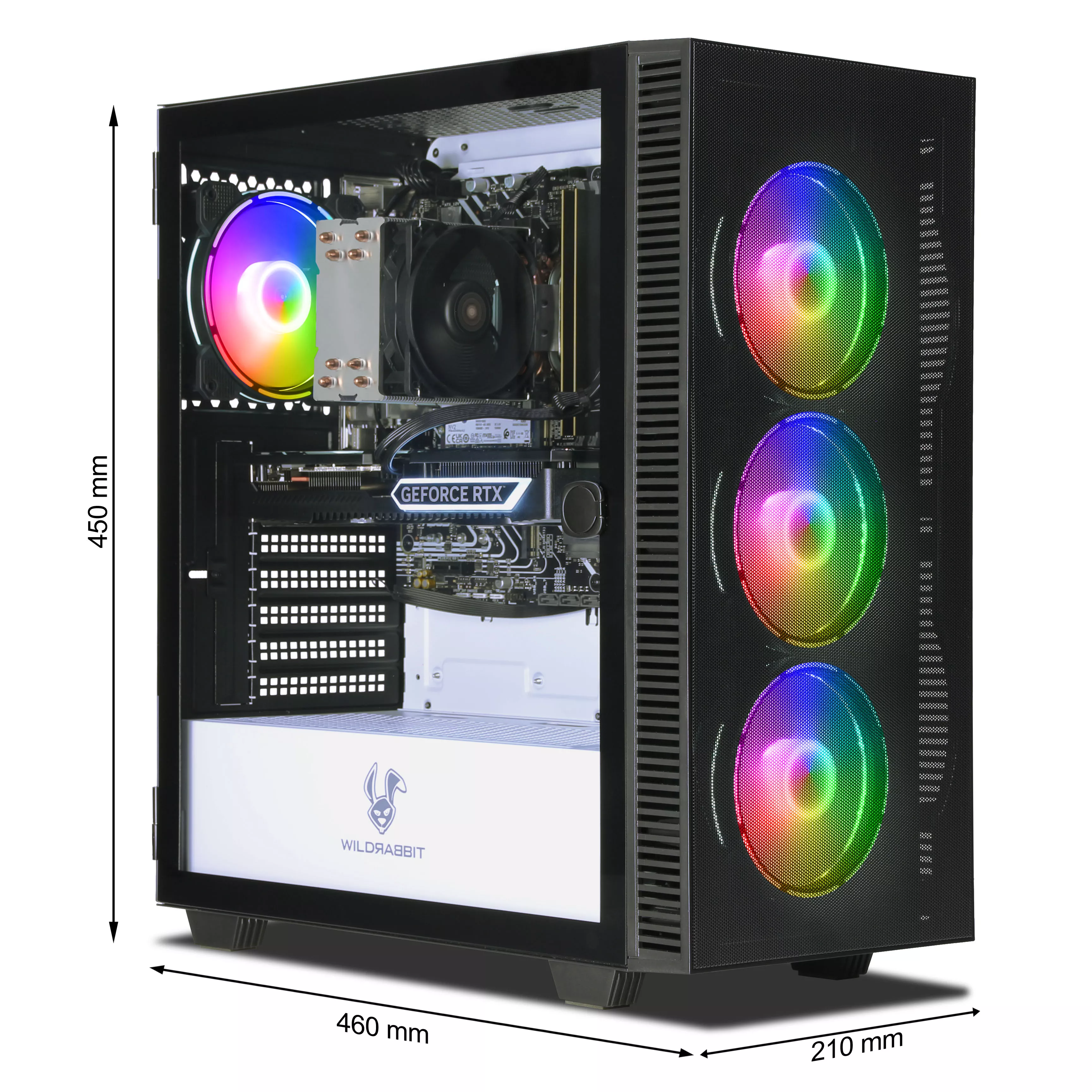 Gaming Power V3 | Intel Core i7-13700F | Nvidia GeForce RTX 5070 12GB | 32GB DDR5 RAM | 1TB NVMe SSD | Windows 11 | WLAN & Bluetooth | Libre Office