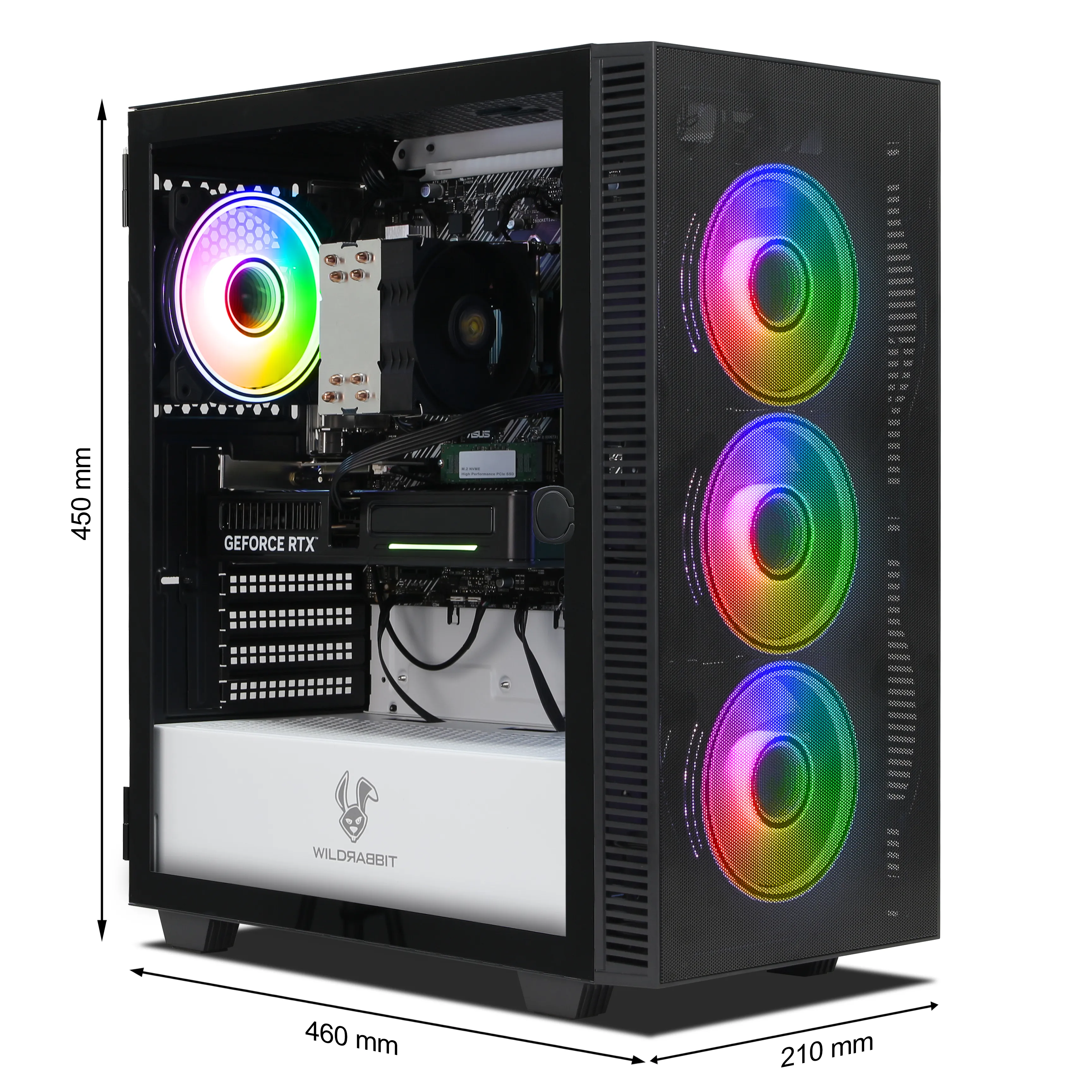 Gaming PC | AMD Ryzen 9 5950X | Nvidia GeForce RTX 5060 Ti 8GB | 32GB RAM | 1TB NVMe SSD | Windows 11 | WiFi