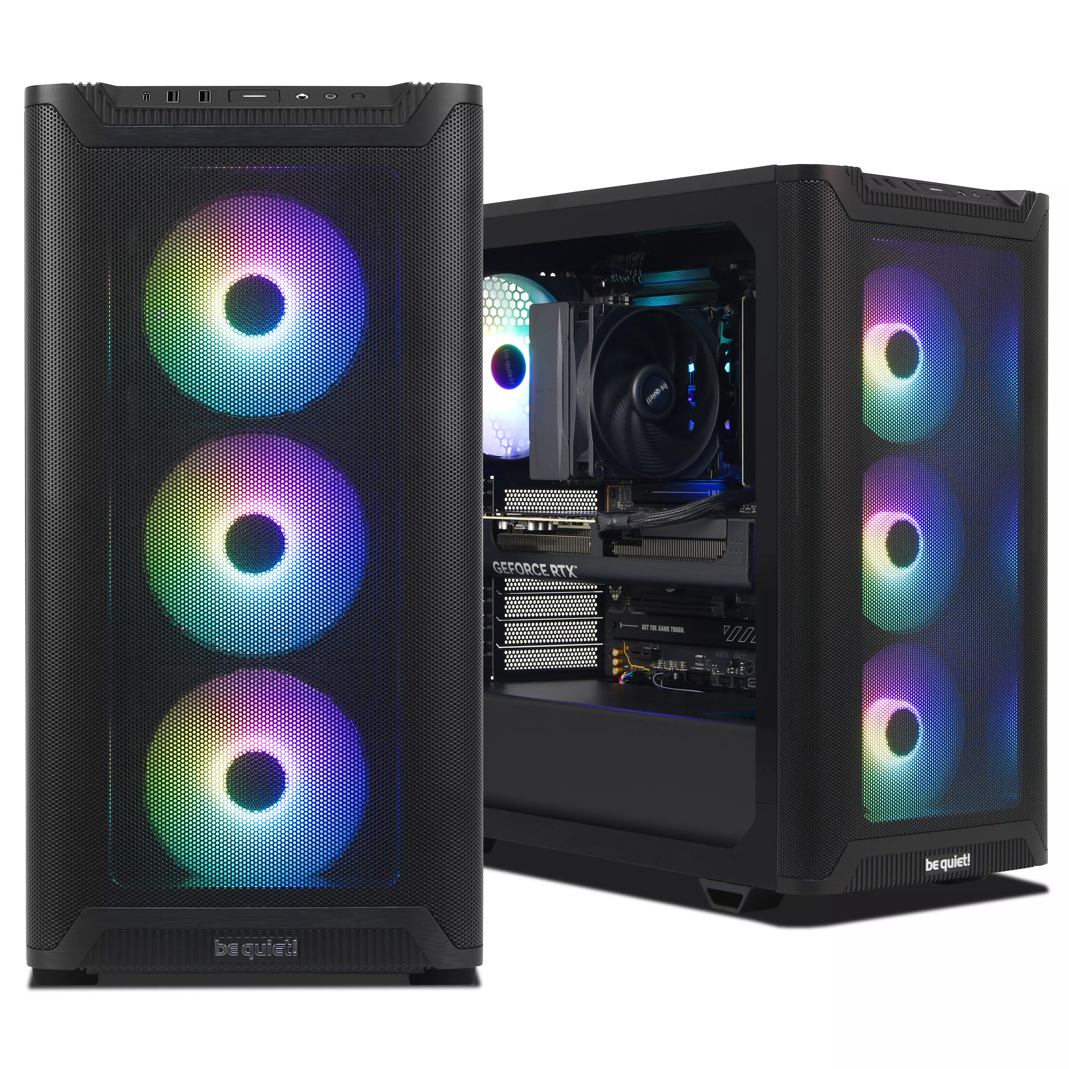 WILDRABBIT ThunderStorm Gaming PC | AMD Ryzen 7 9700X | Nvidia GeForce RTX 5070 12GB | 32GB DDR5 RAM | 2TB NVMe SSD | Windows 11 | WiFi & Bluetooth