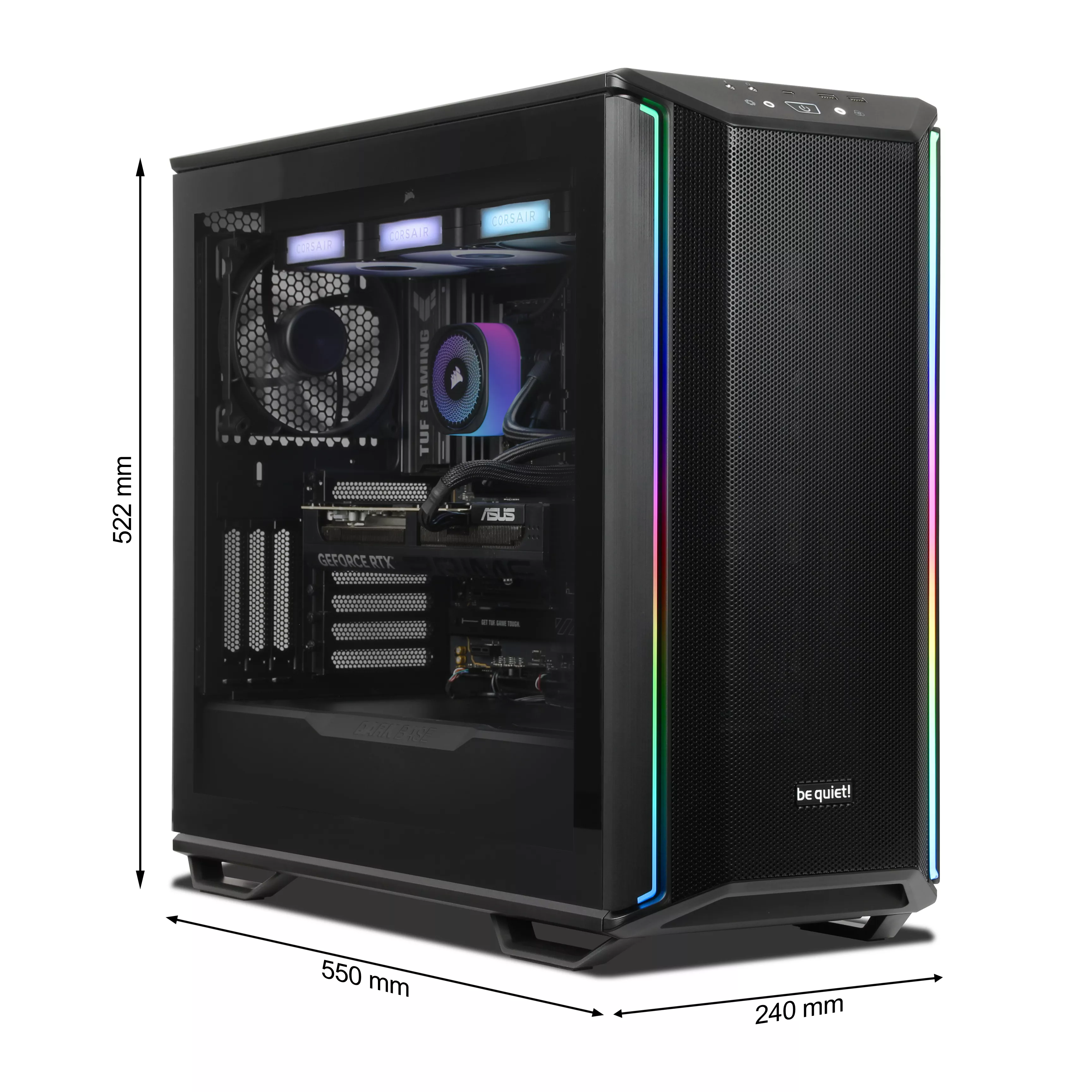 WILDRABBIT AQUA X PRO Gaming PC | AMD Ryzen 9 9950X3D | Nvidia GeForce RTX 5080 16Go | 64Go DDR5 RAM | 2To NVMe SSD | Windows 11 | WiFi & Bluetooth