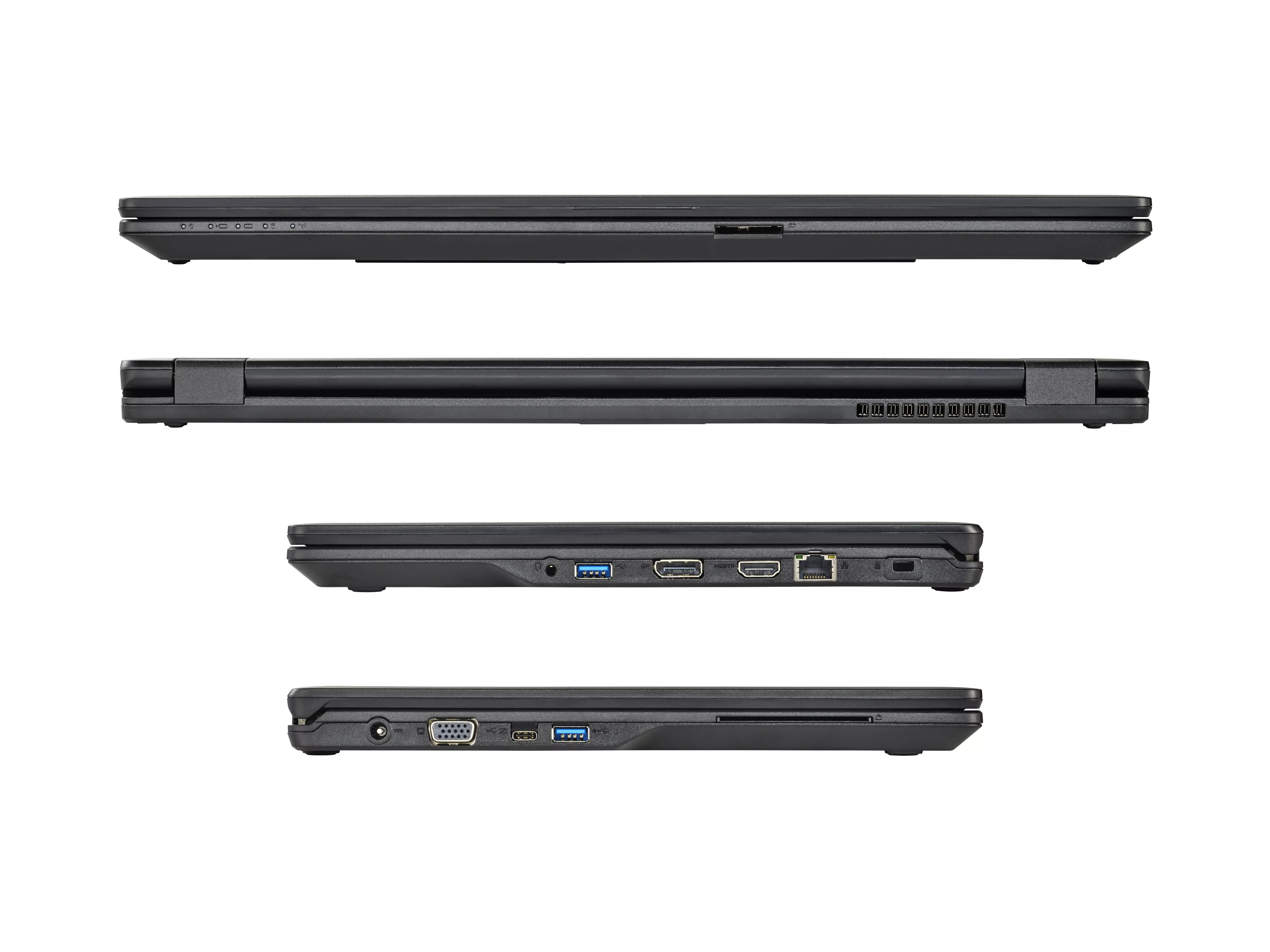 Fujitsu Refurbished Lifebook E558 | Intel Core i5-7300U | 16GB RAM | 1TB SSD | 15.6" 1920x1080 Display | WLAN & BT | Windows 11| MS Office 2024 | Deutsche Tastatur