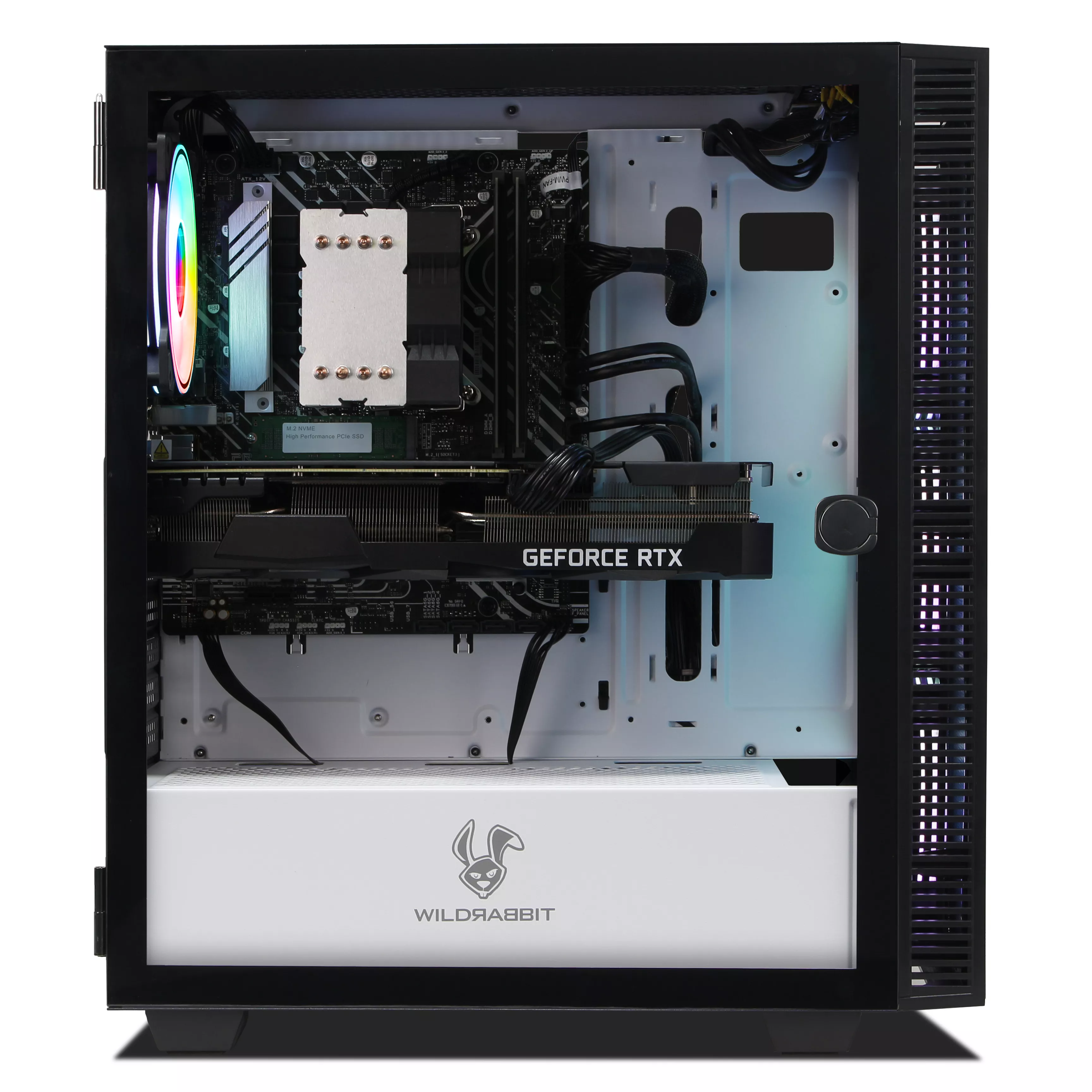 Crystal One Gaming PC | Intel Core i7-12700F | Nvidia GeForce RTX 3070 Ti 8GB | 32GB DDR5 RAM | 1TB NVMe SSD | Windows 11 | WiFi & Bluetooth